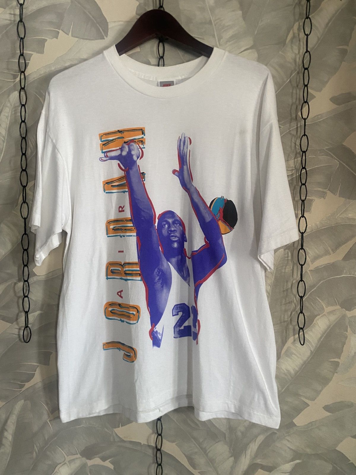 Jordan Brand nike 90's air jordan aqua tee Size US XXL / EU 58 / 5 - 1 Thumbnail