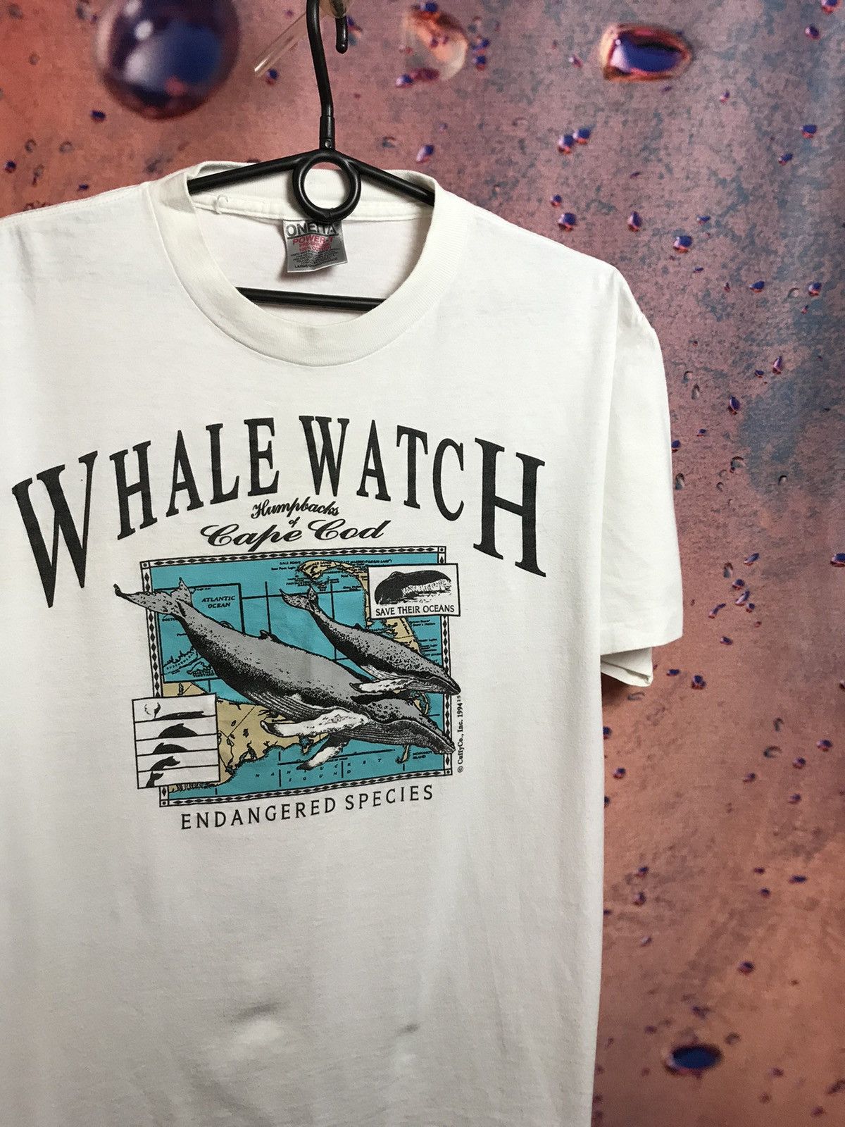 Vintage Vintage 90s Whale Watch Hawaii Nature Graphic T Shirt Size US L / EU 52-54 / 3 - 1 Thumbnail