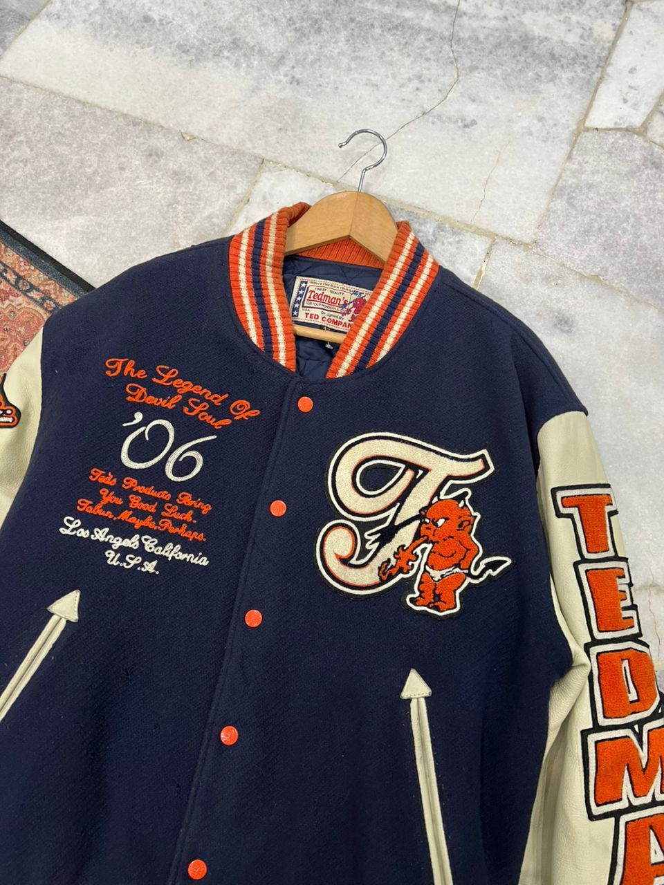 Tedman Tedman’s Devils Embroidery Varsity Jacket Size US L / EU 52-54 / 3 - 4 Thumbnail