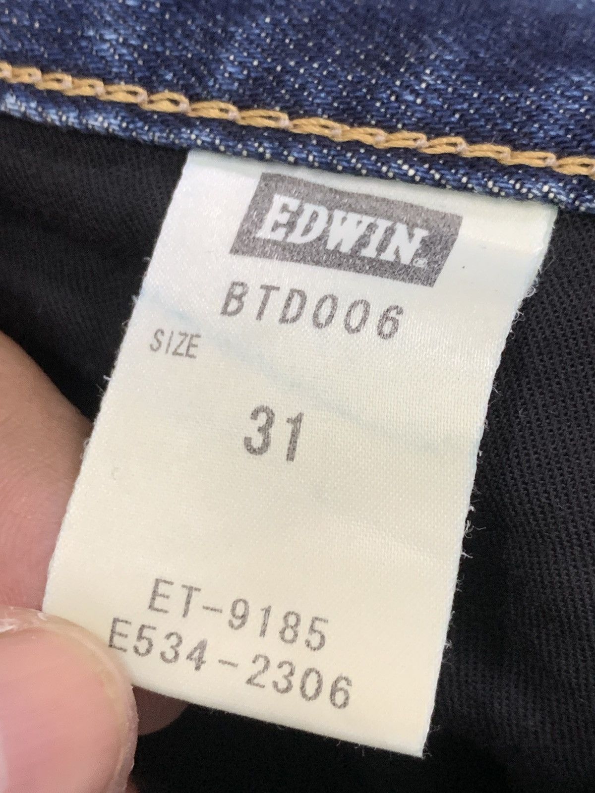 Edwin EDWIN Blue Trip Distressed Denim Jeans Flap Pocket Size US 32 / EU 48 - 12 Thumbnail
