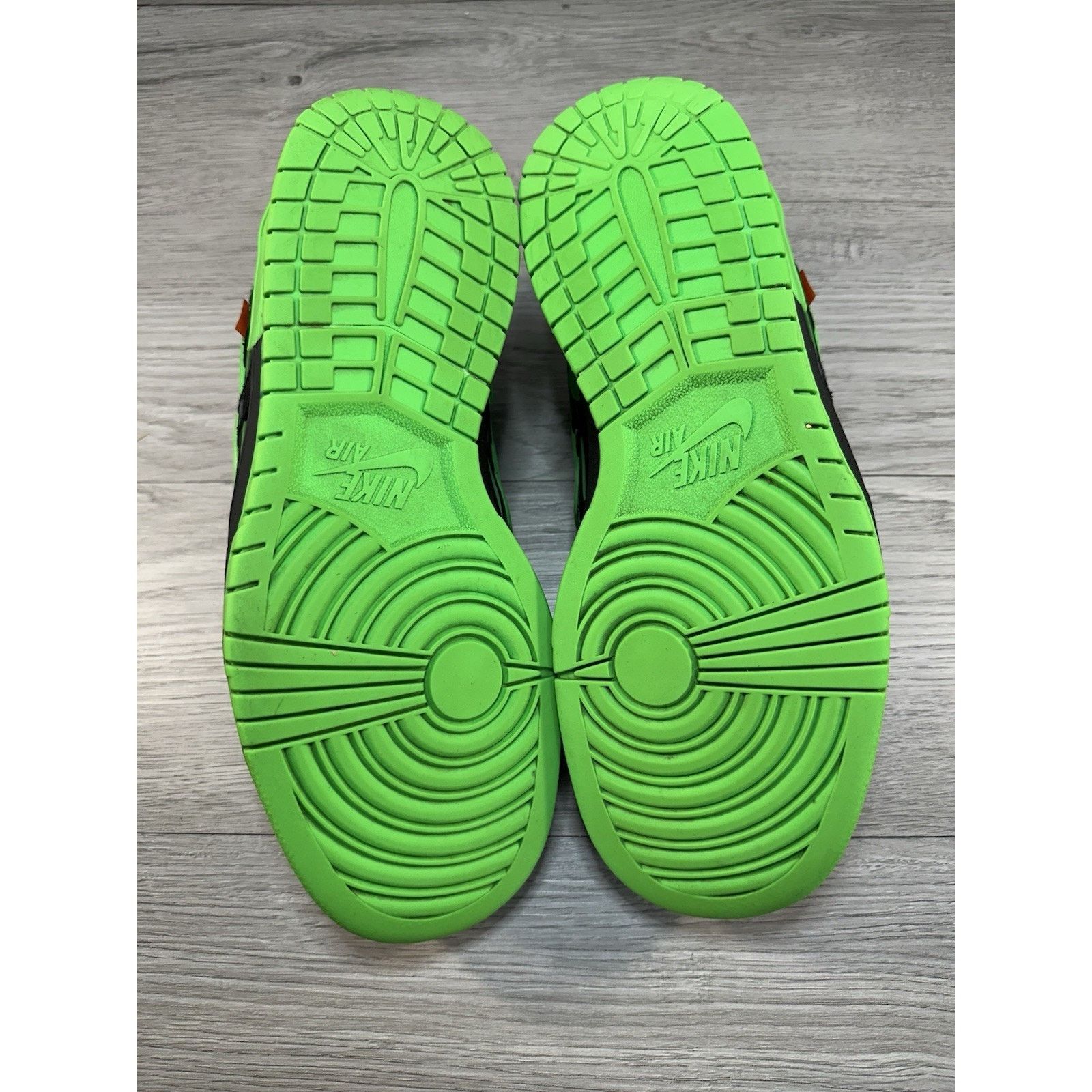 Nike × Off-White Nike Air Rubber Dunk x Off-White Low Green Strike - Size 9.5 Size US 9.5 / EU 42-43 - 6 Thumbnail