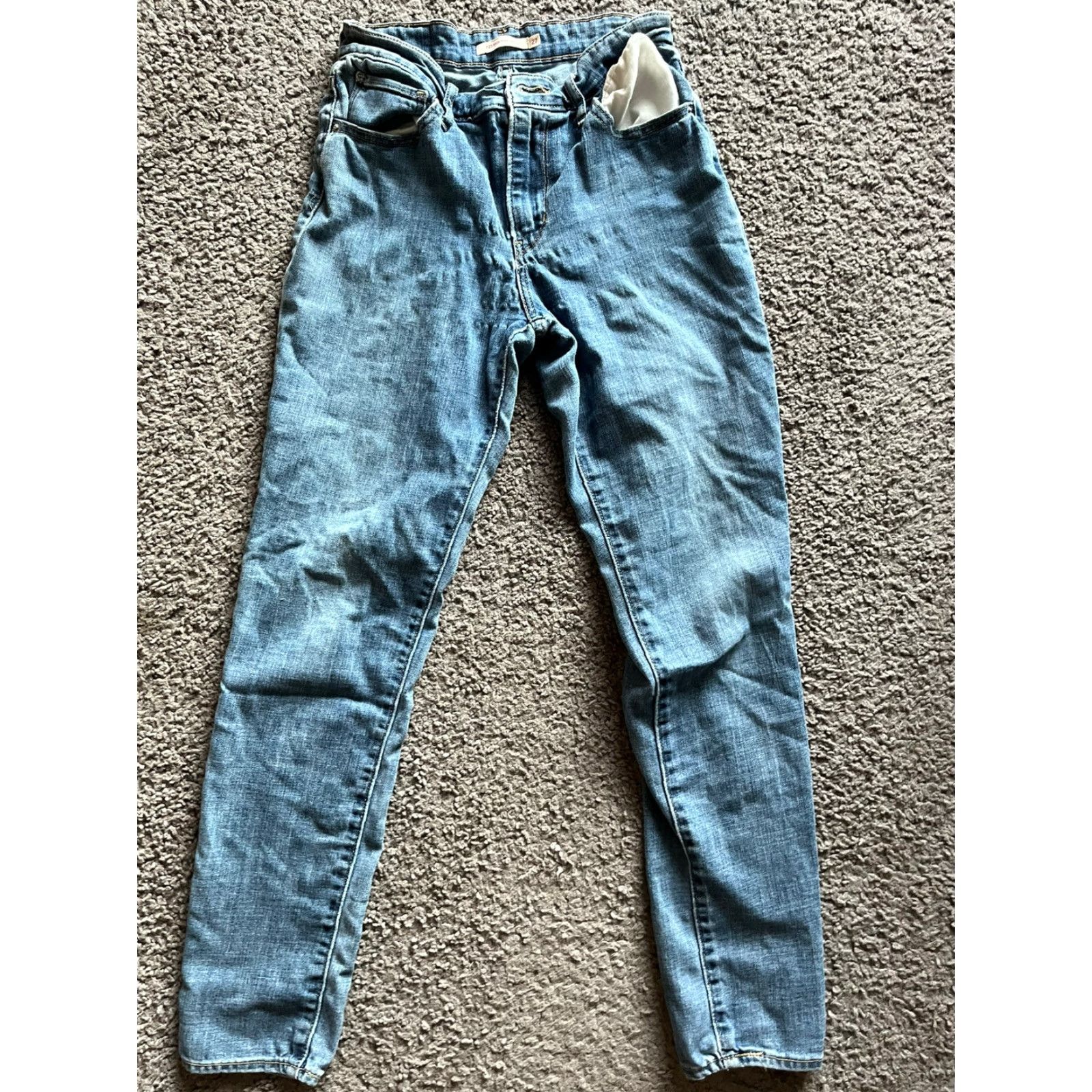 Levi's Levi's Jeans Women's 721 High-Rise Skinny Waist 27x30 Medium Wash Size 27" / US 4 / IT 40 - 3 Thumbnail