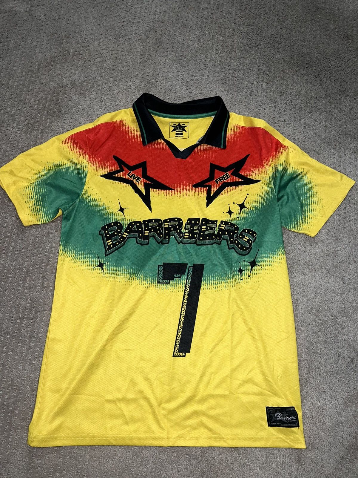 Jersey BARRIERS NY SOCCER JERSEY SOUL REBEL