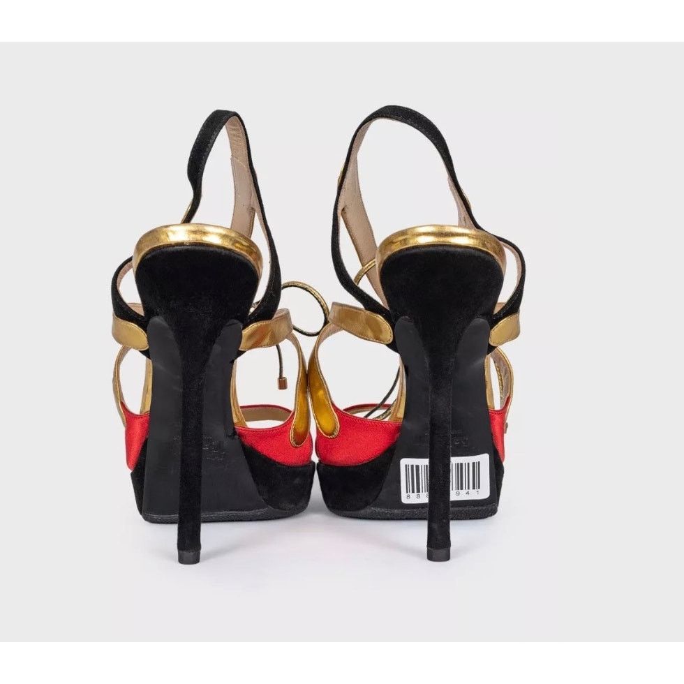 John Galliano John Galliano Suede & Leather Heels - Size 40 Size US 9 / IT 39 - 4 Thumbnail