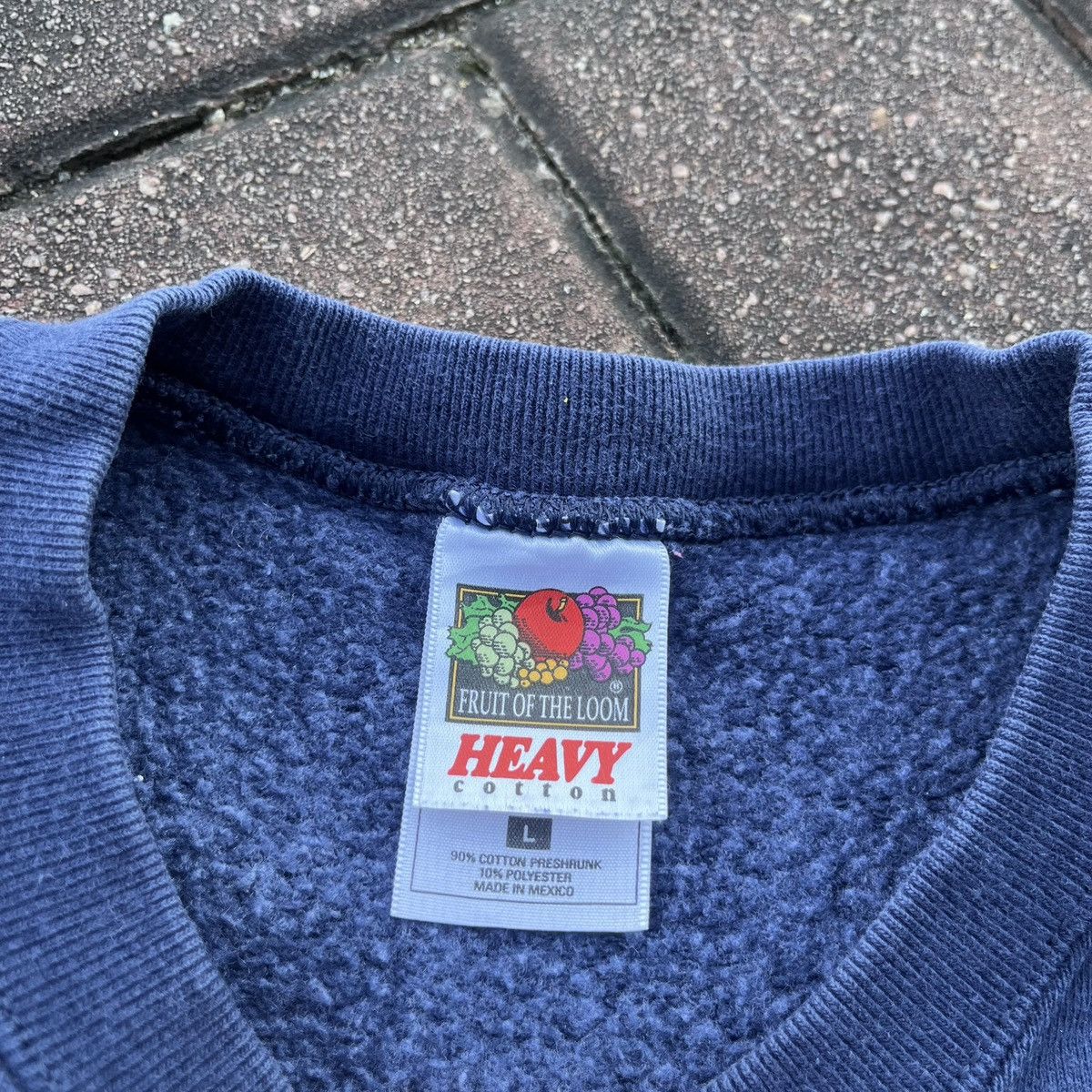 Fruit Of The Loom × Vintage VINTAGE 90s CHICAGO SPELLOUT PRINTED SWEATSHIRT Size US L / EU 52-54 / 3 - 6 Thumbnail