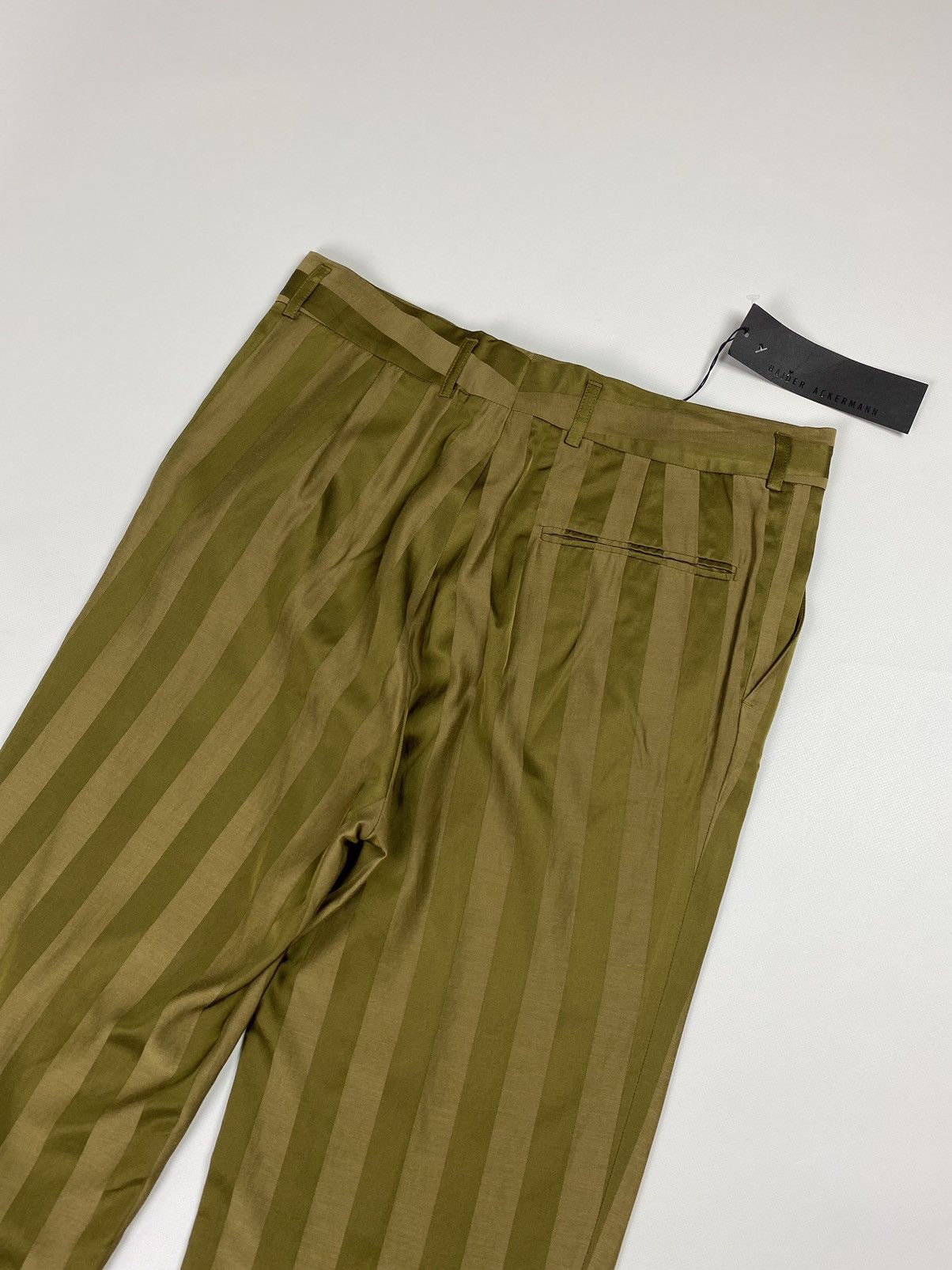 Haider Ackermann BNWT! Haider Ackermann ladies striped dress pants trousers Size 26" / US 2 / IT 38 - 17 Thumbnail