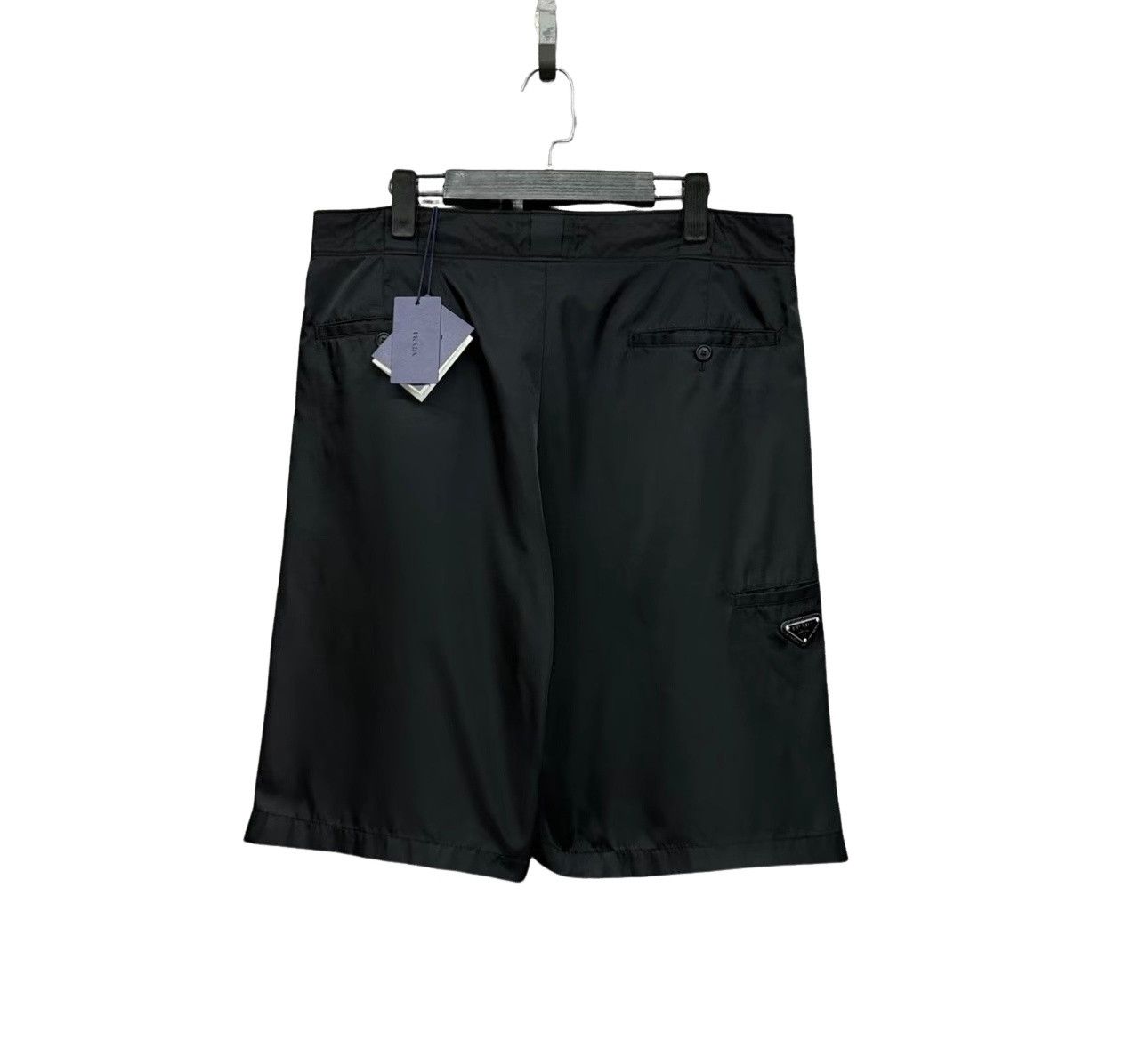 Prada Prada Triangle Logo Nylon Shorts 50 Size US 34 / EU 50 - 1 Thumbnail