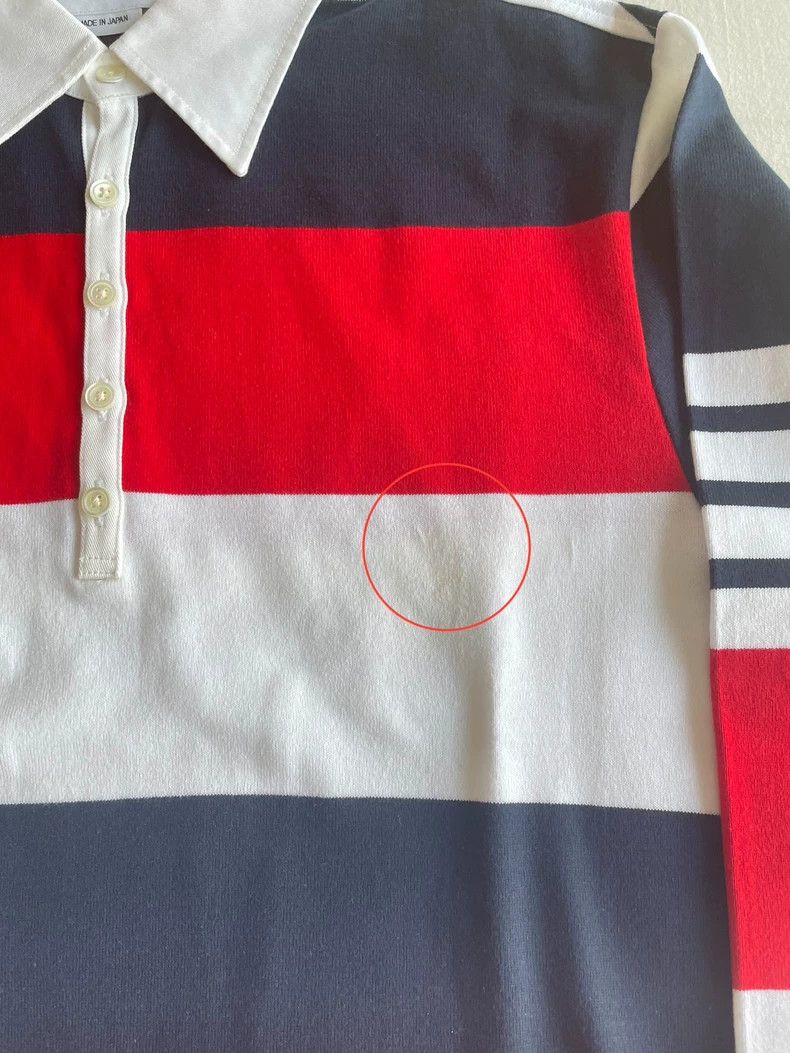 Thom Browne Thom Browne Full cotton long-sleeve POLO shirt Size US L / EU 52-54 / 3 - 9 Thumbnail