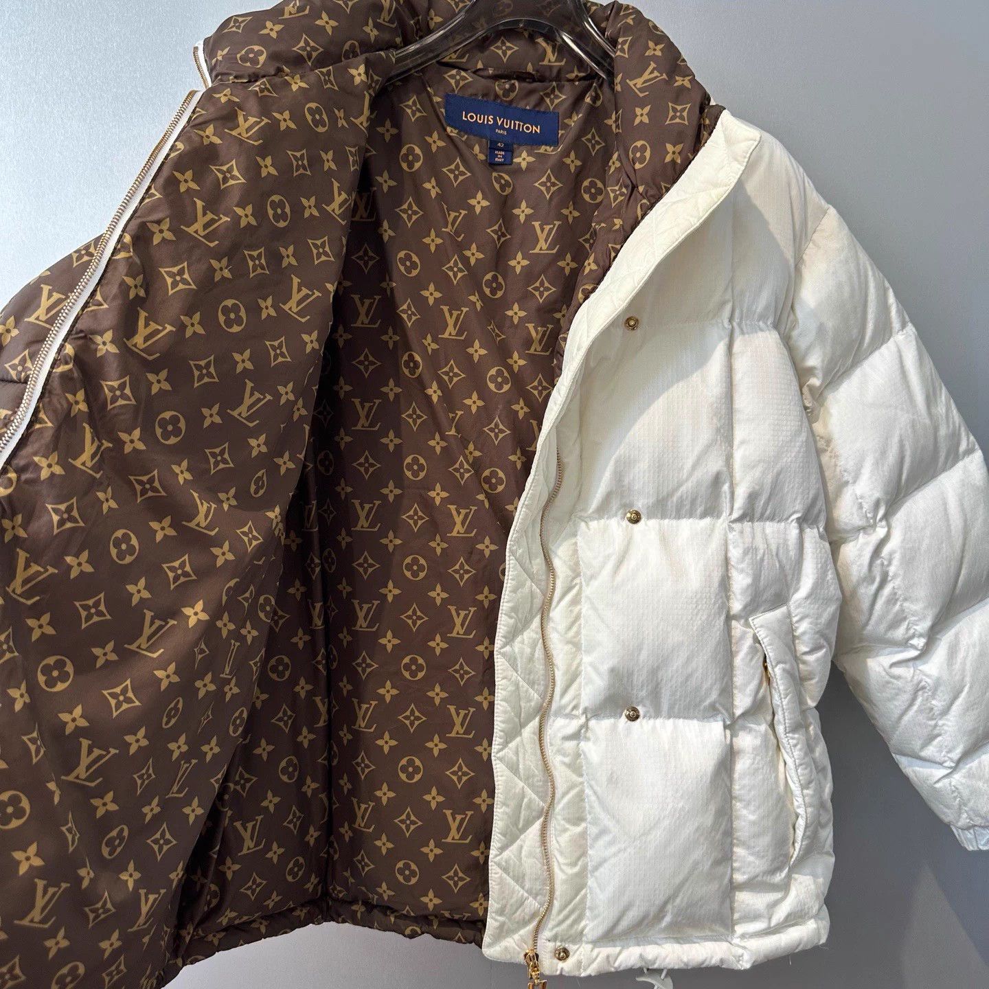 Louis Vuitton Louis Vuitton Capsule Nylon Monogram White Lining Puffer Size M / US 6-8 / IT 42-44 - 5 Thumbnail