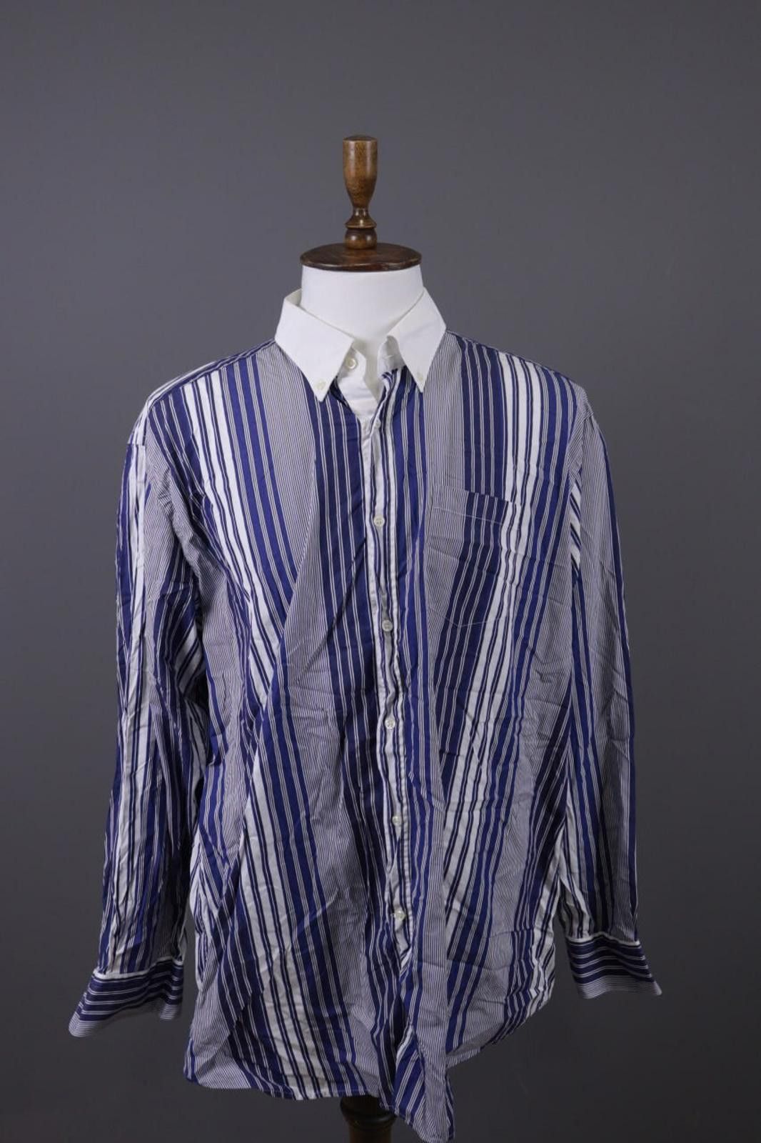 Paul & Shark Men Paul & Shark Yachting Blue Striped Shirt Size 46 Size US M / EU 48-50 / 2 - 1 Thumbnail