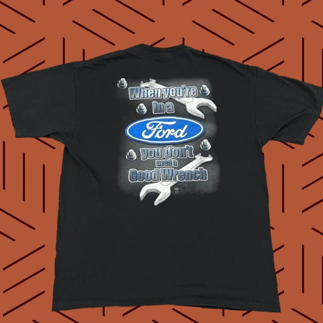 Chase Authentics VINTAGE Chase Authentics NASCAR Shirt Mens XL Black Ford Strong Graphic Tee Racing Retro Y2K Size US XL / EU 56 / 4 - 1 Thumbnail