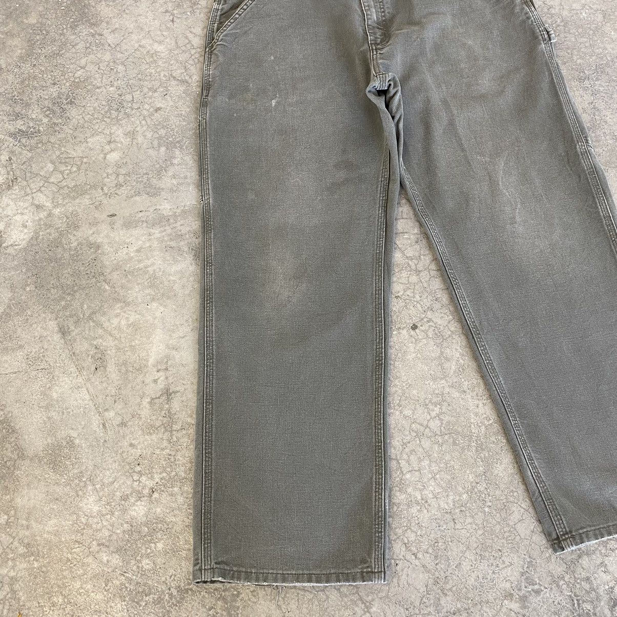 Carhartt × Vintage Vintage Carhartt Faded Moss Green Carpenter Work Pants Size US 36 / EU 52 - 7 Thumbnail