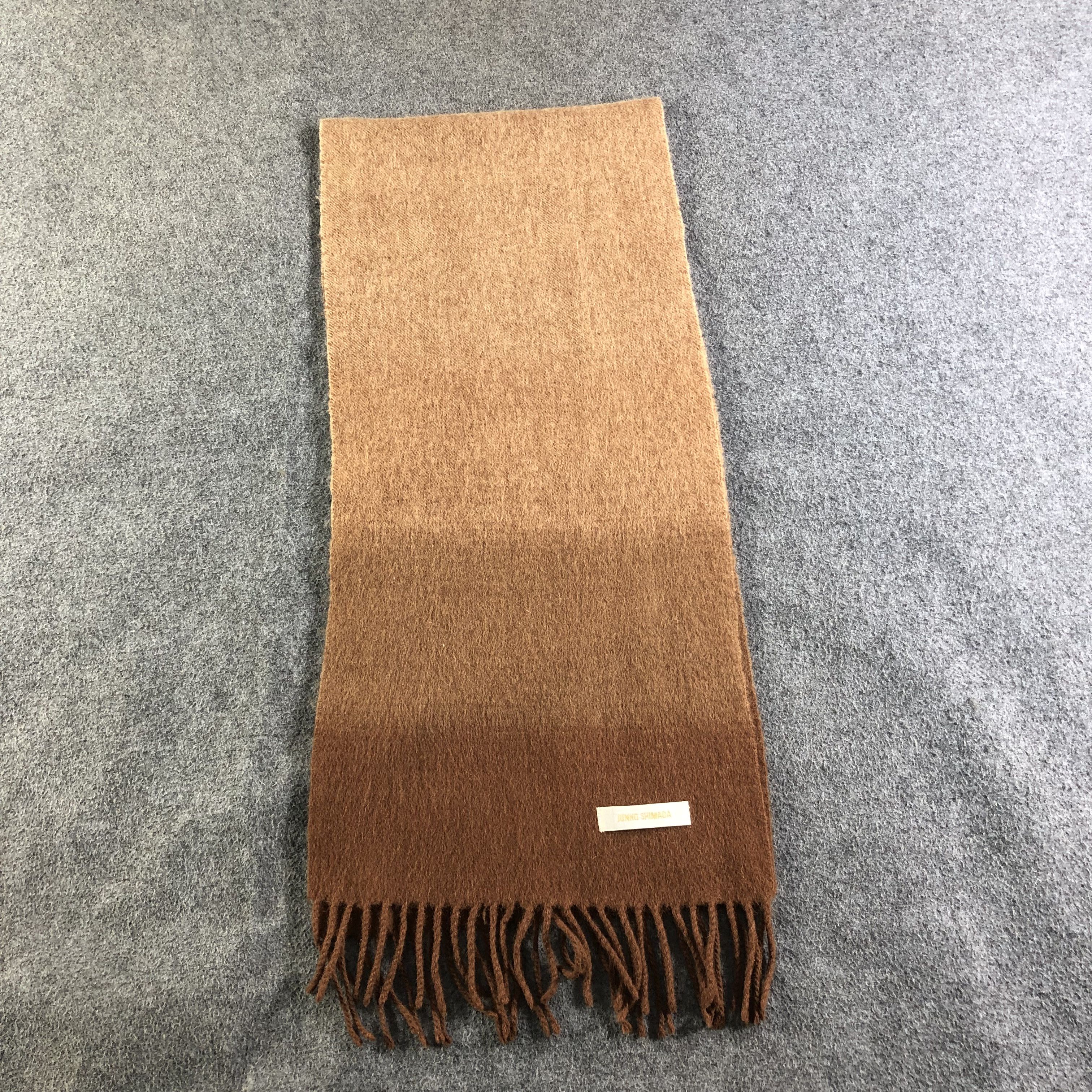 Junko Shimada Junko Shimada Tri Color Cashmere Scarf Muffler V1938 Size ONE SIZE - 2 Thumbnail