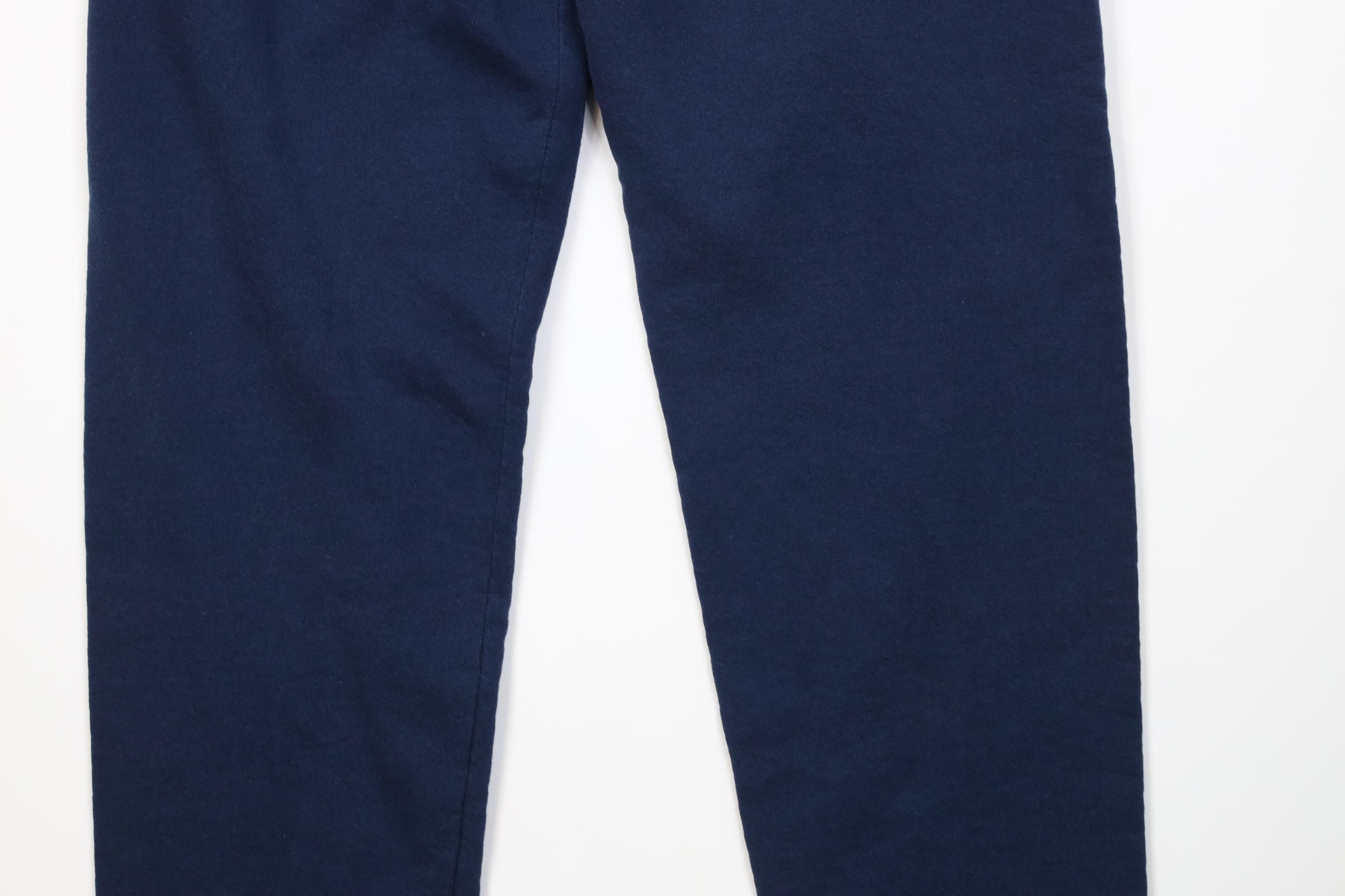 Vintage Vintage 90s Streetwear Cuffed Sweatpants Joggers Blue USA Size US 32 / EU 48 - 11 Thumbnail
