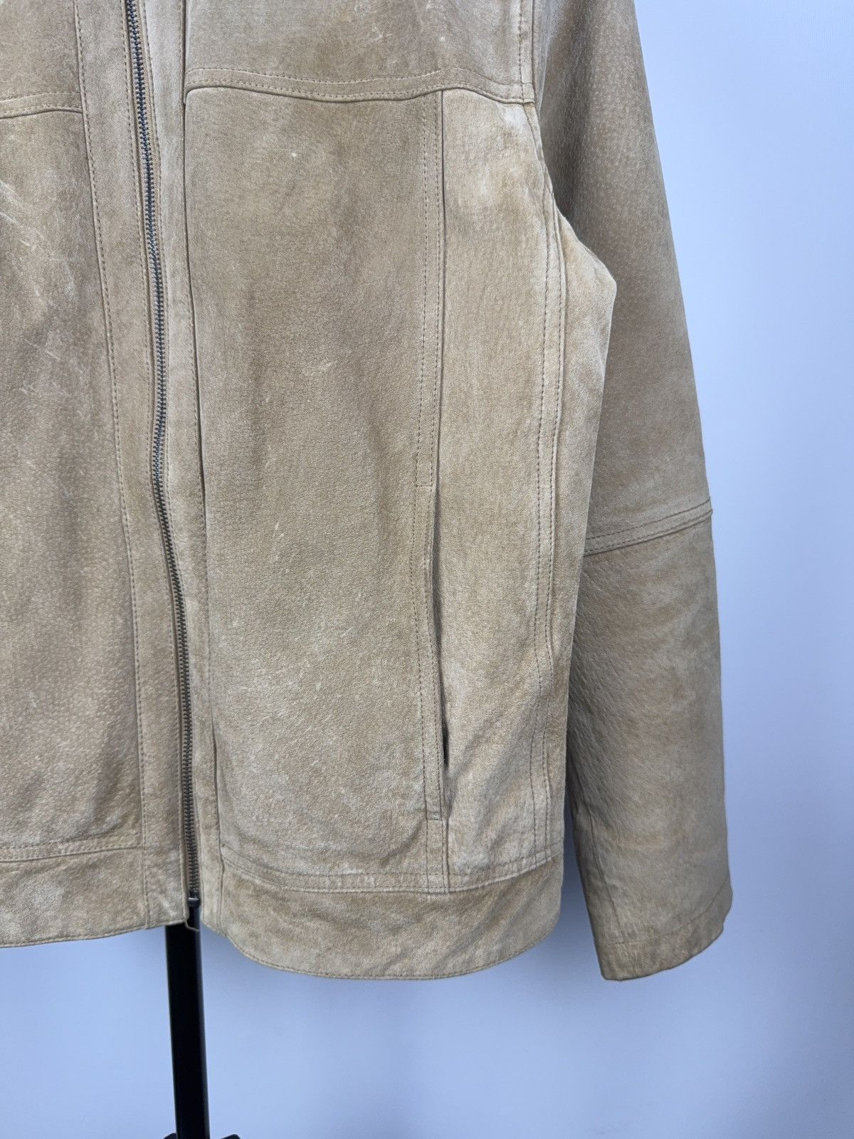 Vintage Vintage 90s Avant Garde Leather Biker MOTO Y2K Jacket Size US M / EU 48-50 / 2 - 4 Thumbnail