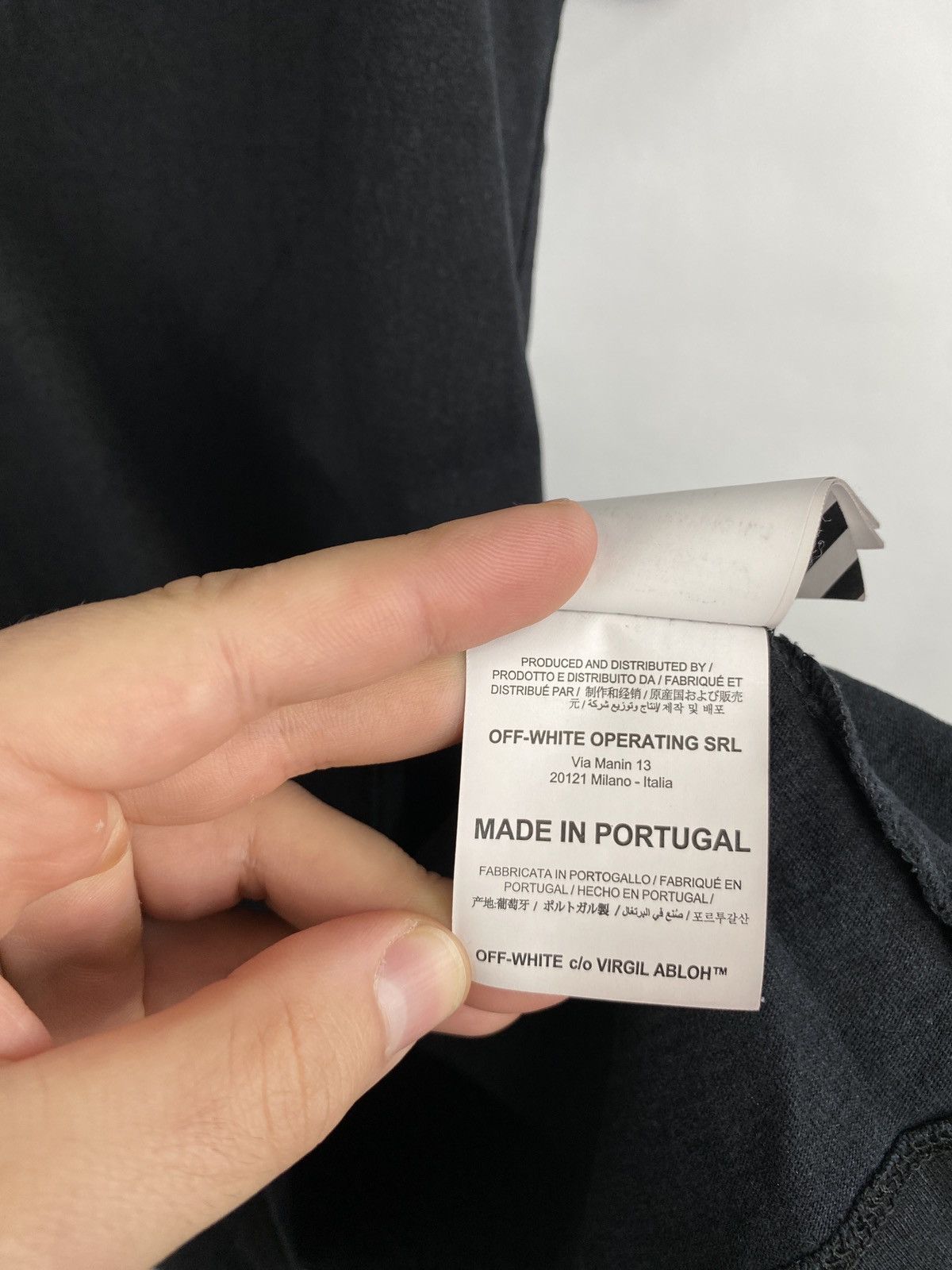 Off-White × Virgil Abloh Off White Airport Tape T-Shirt Y2K Rare Retro Hype Size US L / EU 52-54 / 3 - 11 Thumbnail