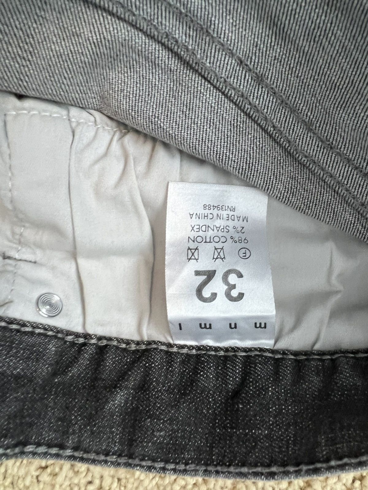 MNML Mnml Ripped Black Denim Jeans Size US 32 / EU 48 - 6 Thumbnail