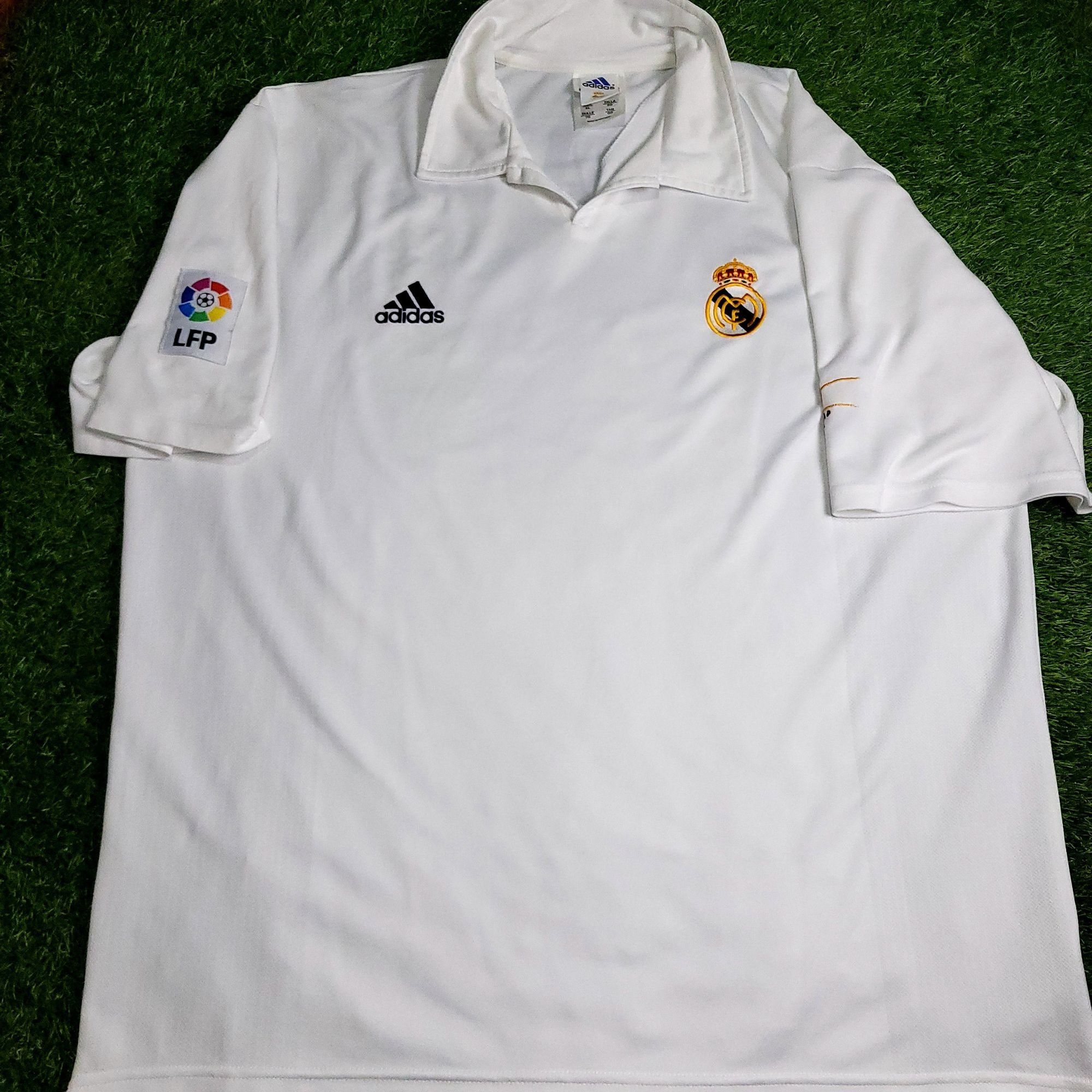 Adidas Zidane Real Madrid CENTENARY 2001 2002 Soccer Jersey XL Size US XL / EU 56 / 4 - 2 Thumbnail