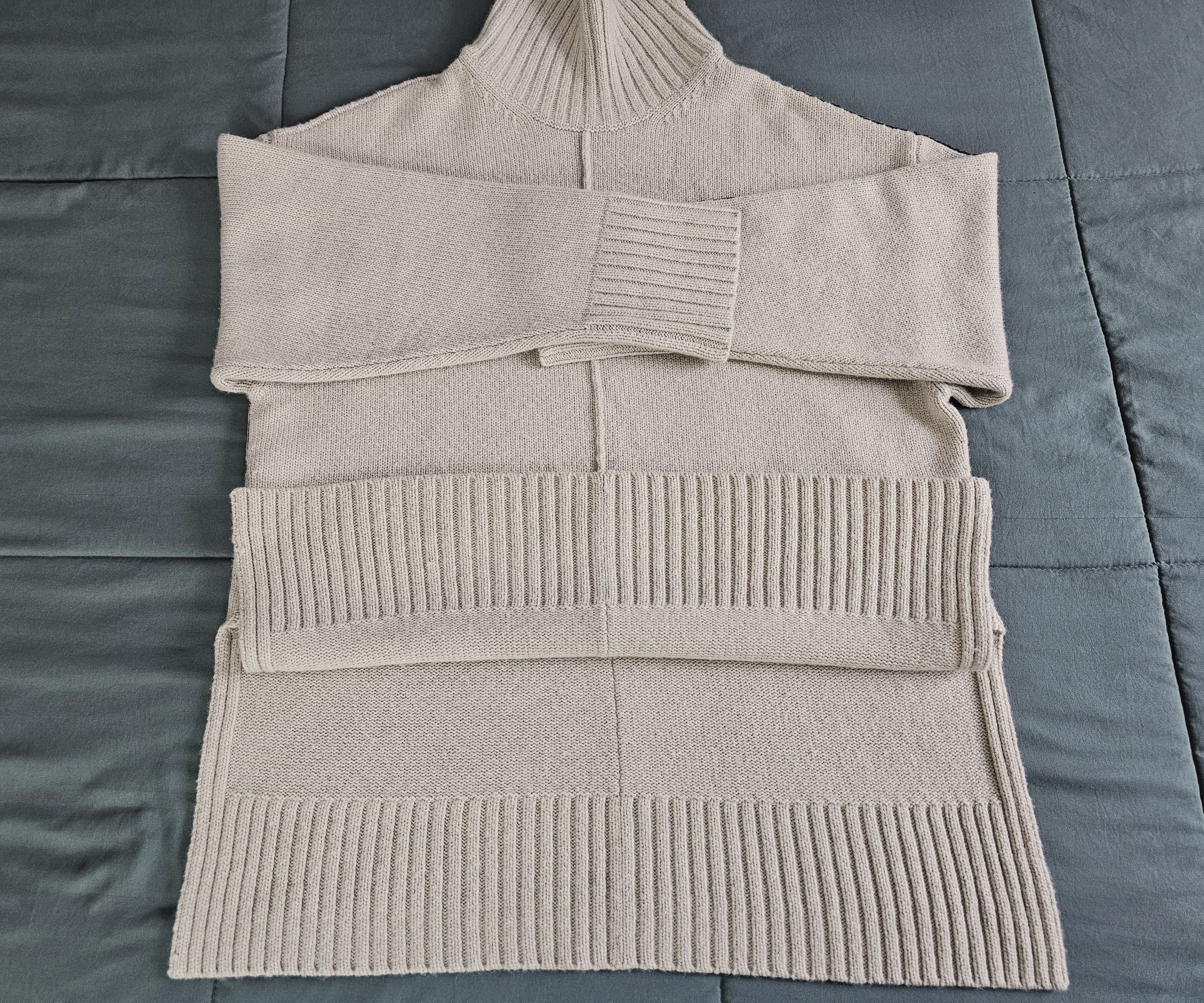 Peter Do Tattoo Cashmere Turtleneck Beige Black Size M / US 6-8 / IT 42-44 - 13 Thumbnail