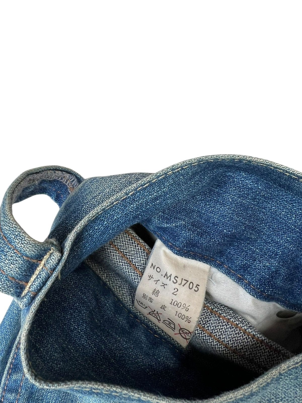 BUFFALO BOBS Vintage Buffalo Jeans Distress Dirty Mud Denim Bootcut Jeans Size US 31 - 20 Thumbnail