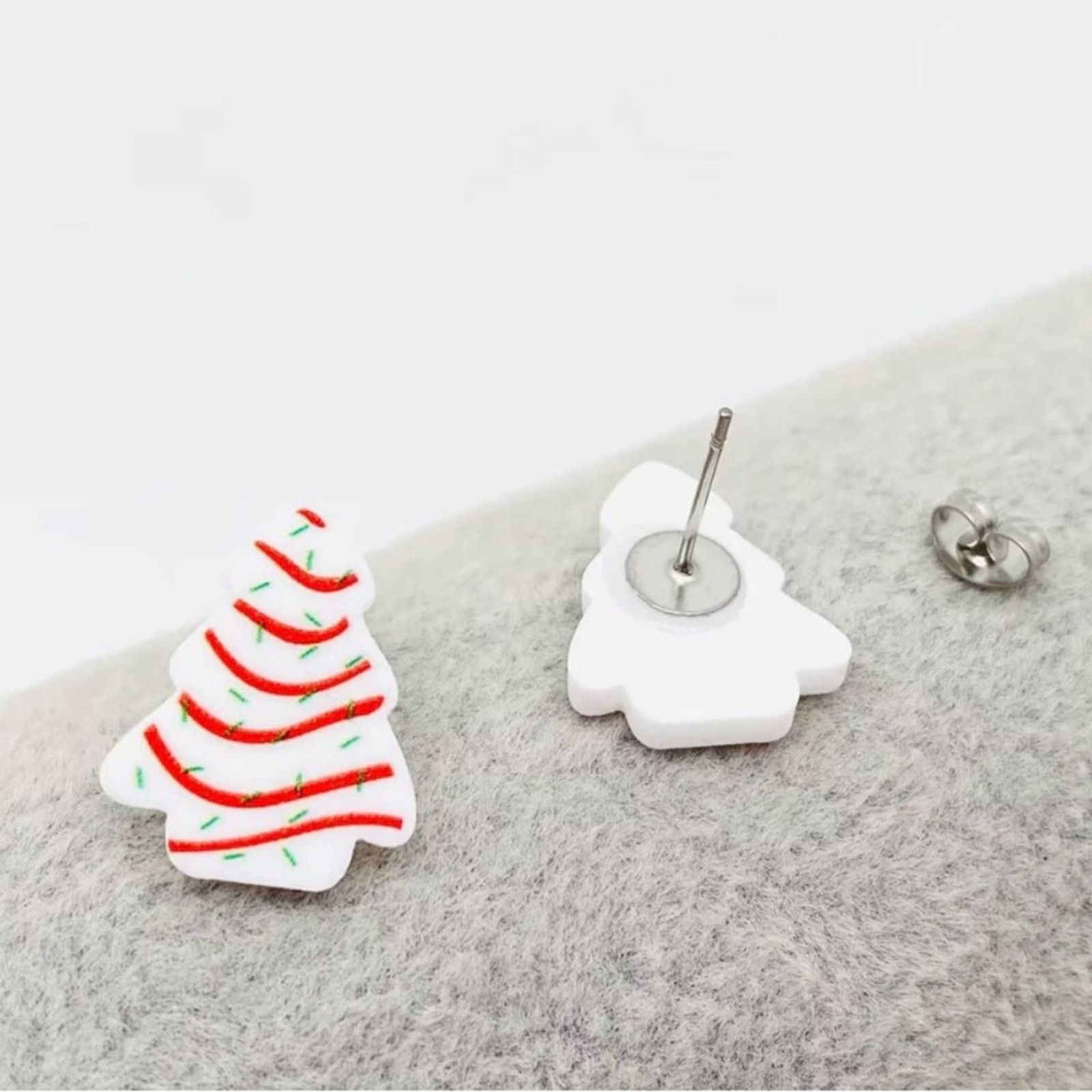 Other CHRISTMAS Tree Cake Earrings NEW Size ONE SIZE - 2 Thumbnail