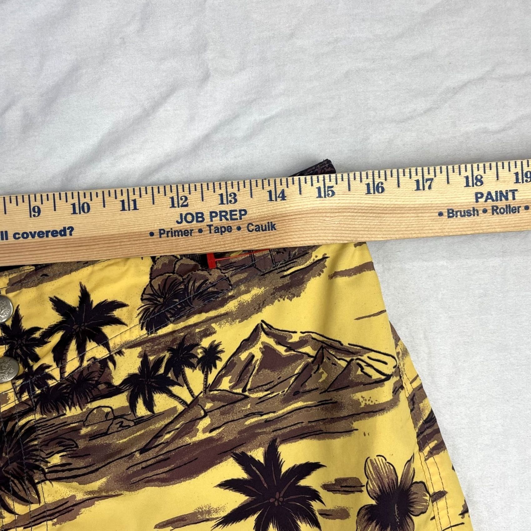 Katin Kanvas By Katin Board Shorts Mens 30 Reversible Hawaiian Surf Swim Trunks Brown Floral Tech: None Size US 30 / EU 46 - 3 Thumbnail