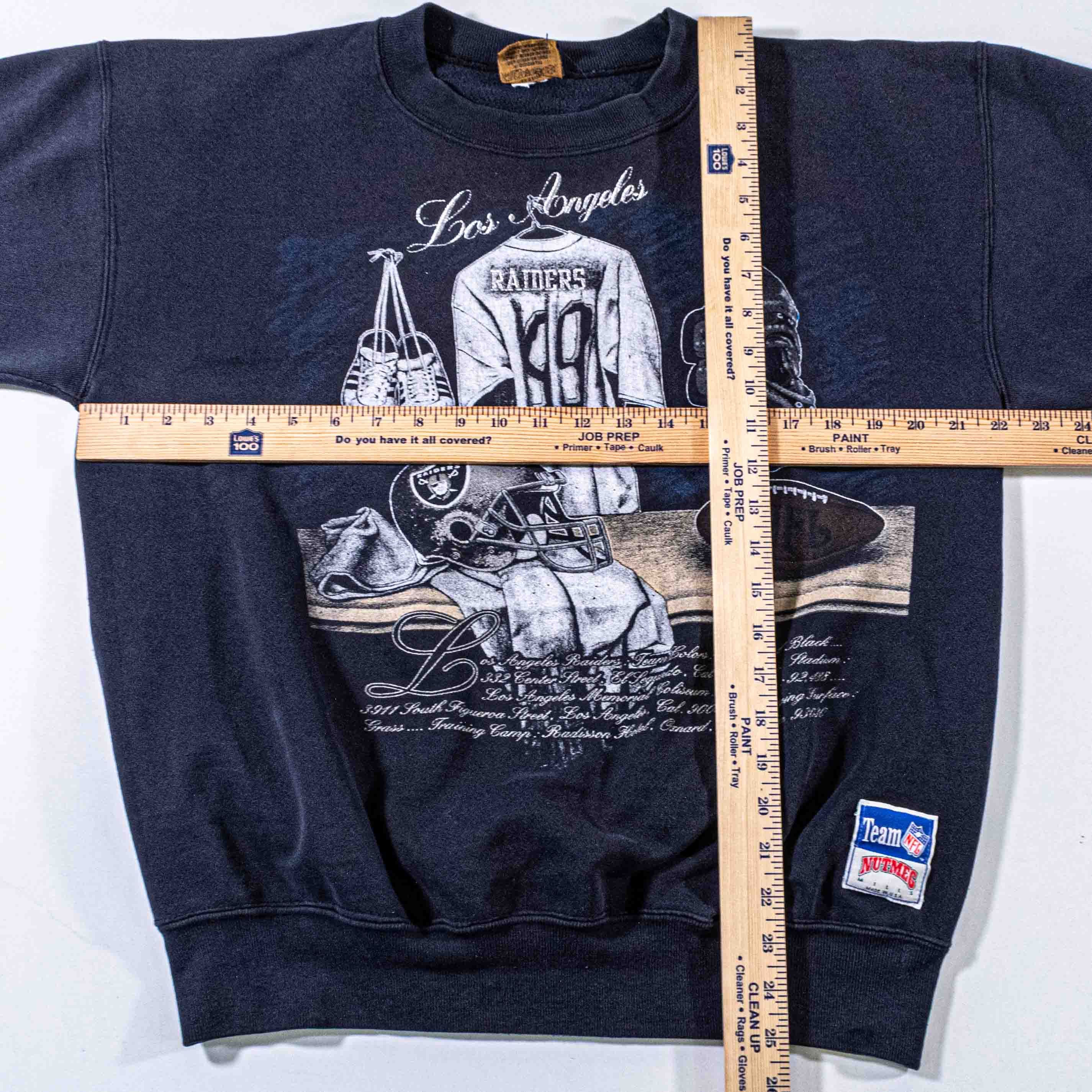 Nutmeg 90s Los Angeles Raiders Nutmeg Equipment Sweatshirt Faded Size US L / EU 52-54 / 3 - 9 Thumbnail