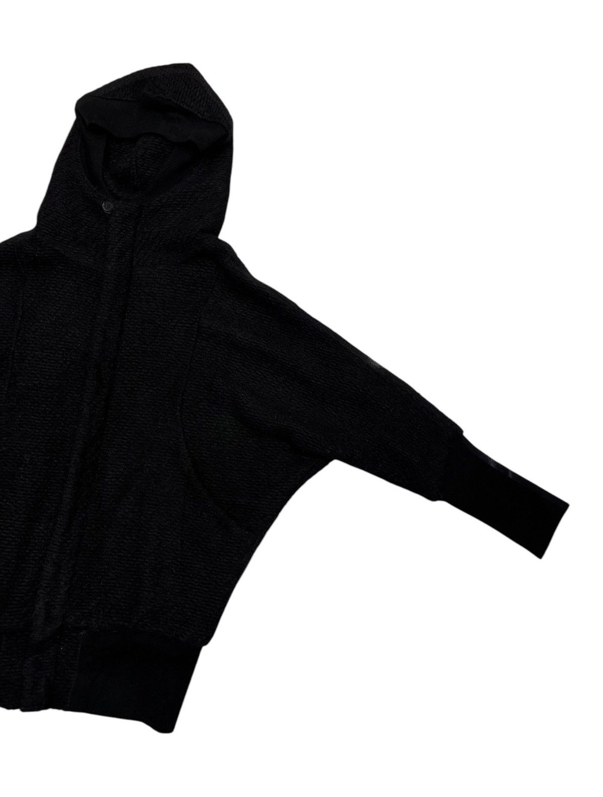CABANE de ZUCCa ISSEY MIYAKE ZUCCA WOOL BATWING NINJA HOODIE OVERCOAT Size US M / EU 48-50 / 2 - 7 Thumbnail