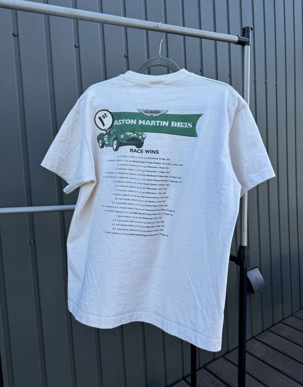 Ford Aston Martin 90s Vintage David Brown Racing Tee Streetwear Size US XL / EU 56 / 4 - 2 Thumbnail
