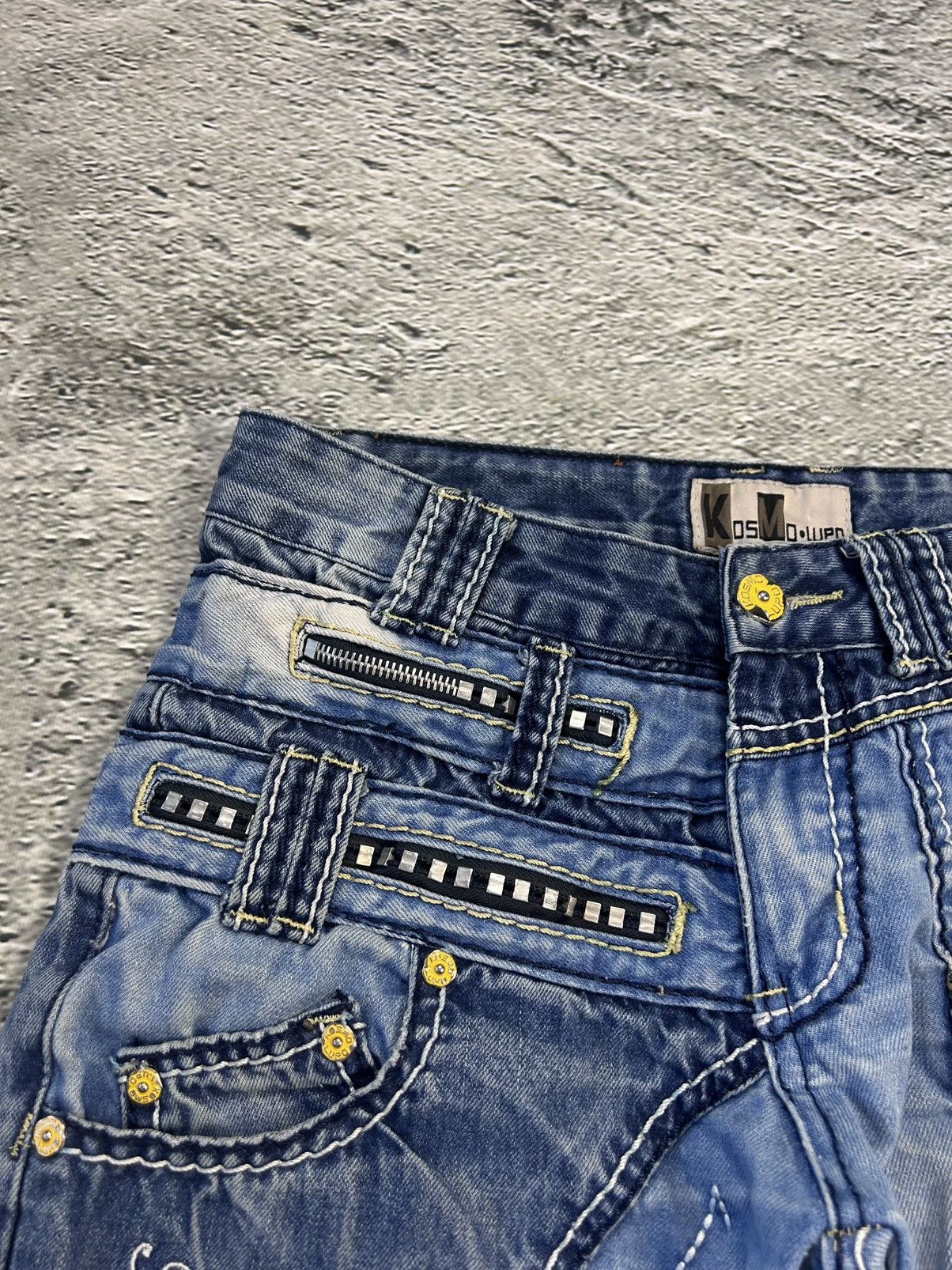 Japanese Brand × Vintage Japanese Brand Kosmo Lupo jeans big logo Vintage Swag Y2K Size US 30 / EU 46 - 4 Thumbnail