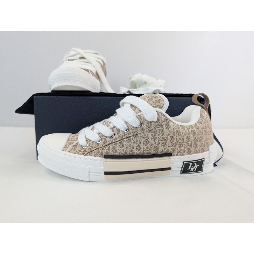 Dior o1rshd1 Skater Canvas Sneaker in Beige Size US 8 / EU 41 - 21 Thumbnail