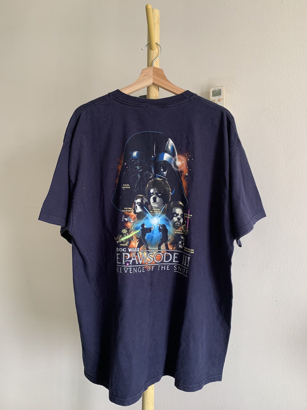 image of Star Wars Big Dog Tshirt in Dark Blue, Men's (Size XL)