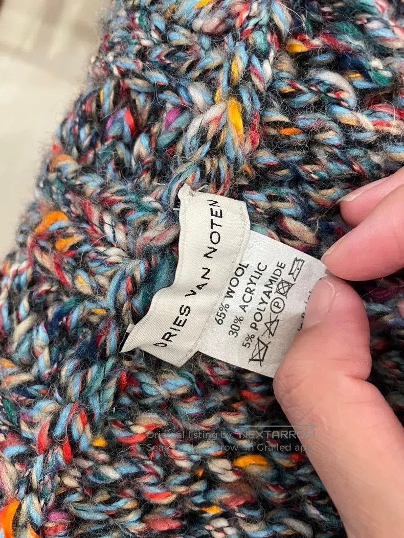 Dries Van Noten Dries Van Noten Wool Scarf Size ONE SIZE - 6 Thumbnail