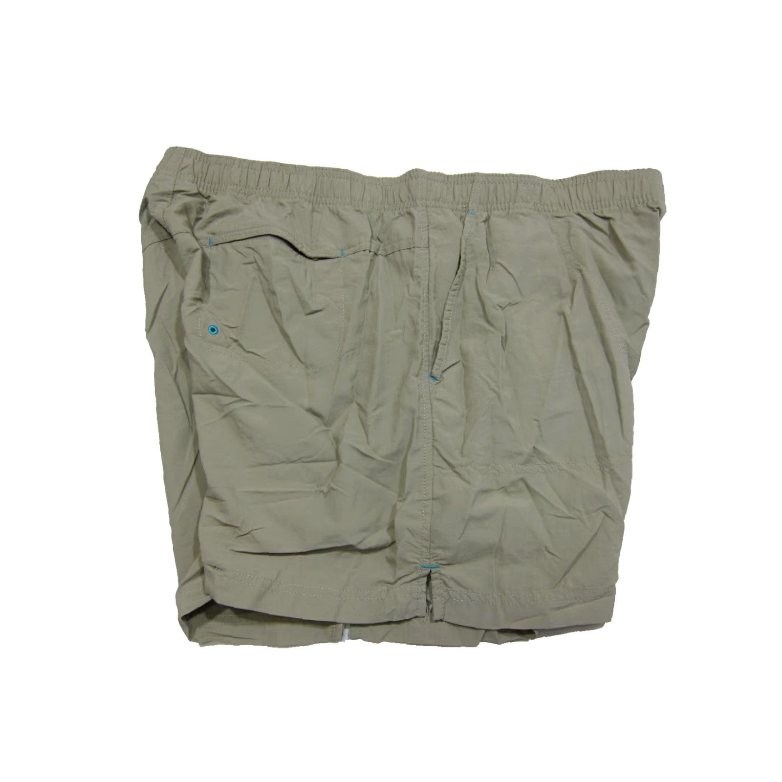 Vintage Columbia Swim Shorts 100% Nylon Brown Beige Men Large Beach Hike Pocket Elastic Waist 3 Pockets Size US 33 - 4 Thumbnail