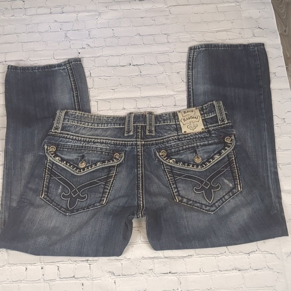 Rock Revival Rock revival distressed Julian straight jeans size 36 Size US 36 / EU 52 - 5 Thumbnail