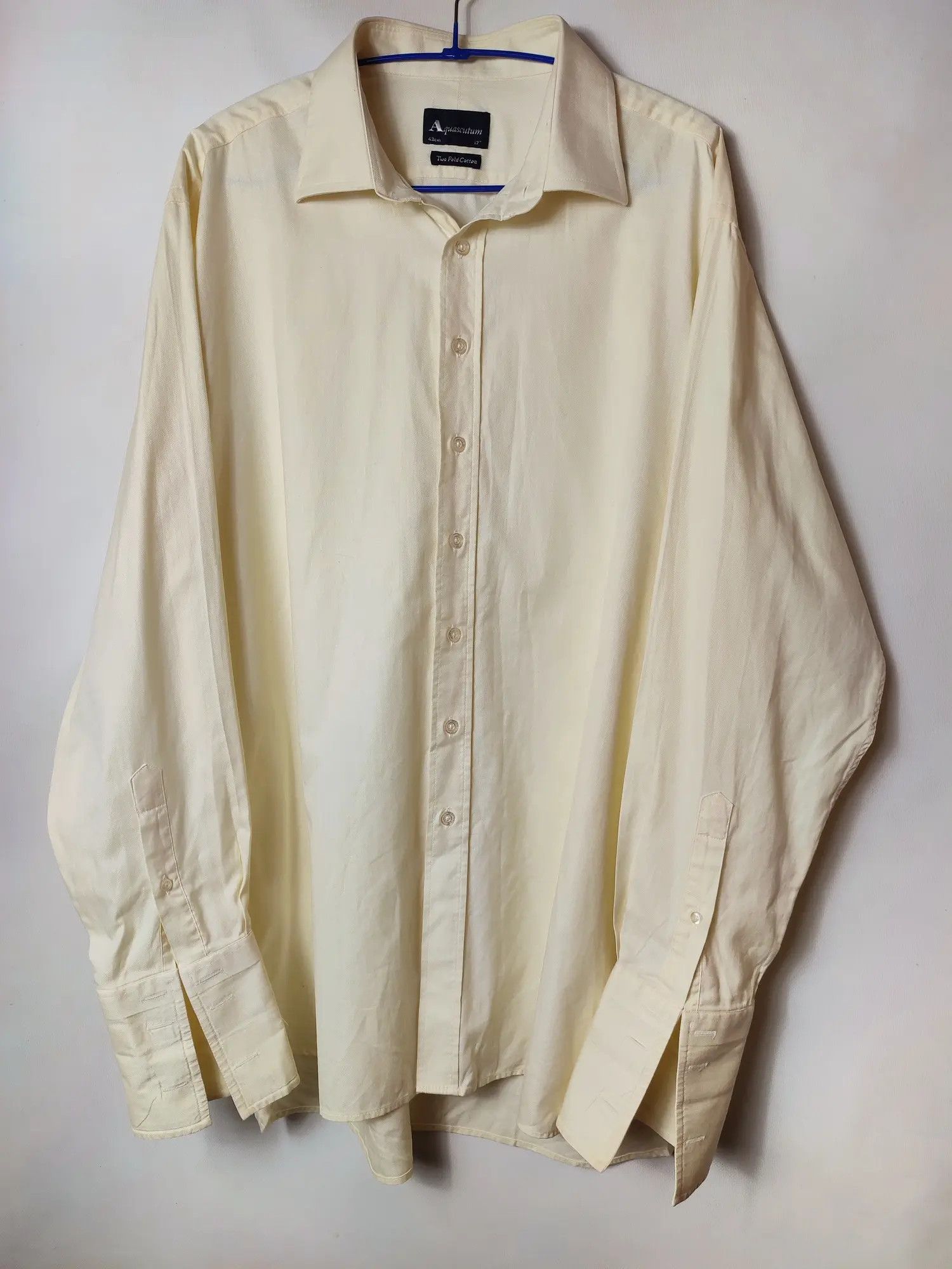 Aquascutum × Vintage Aquascutum cufflinks classic shirt Size US XL / EU 56 / 4 - 1 Thumbnail