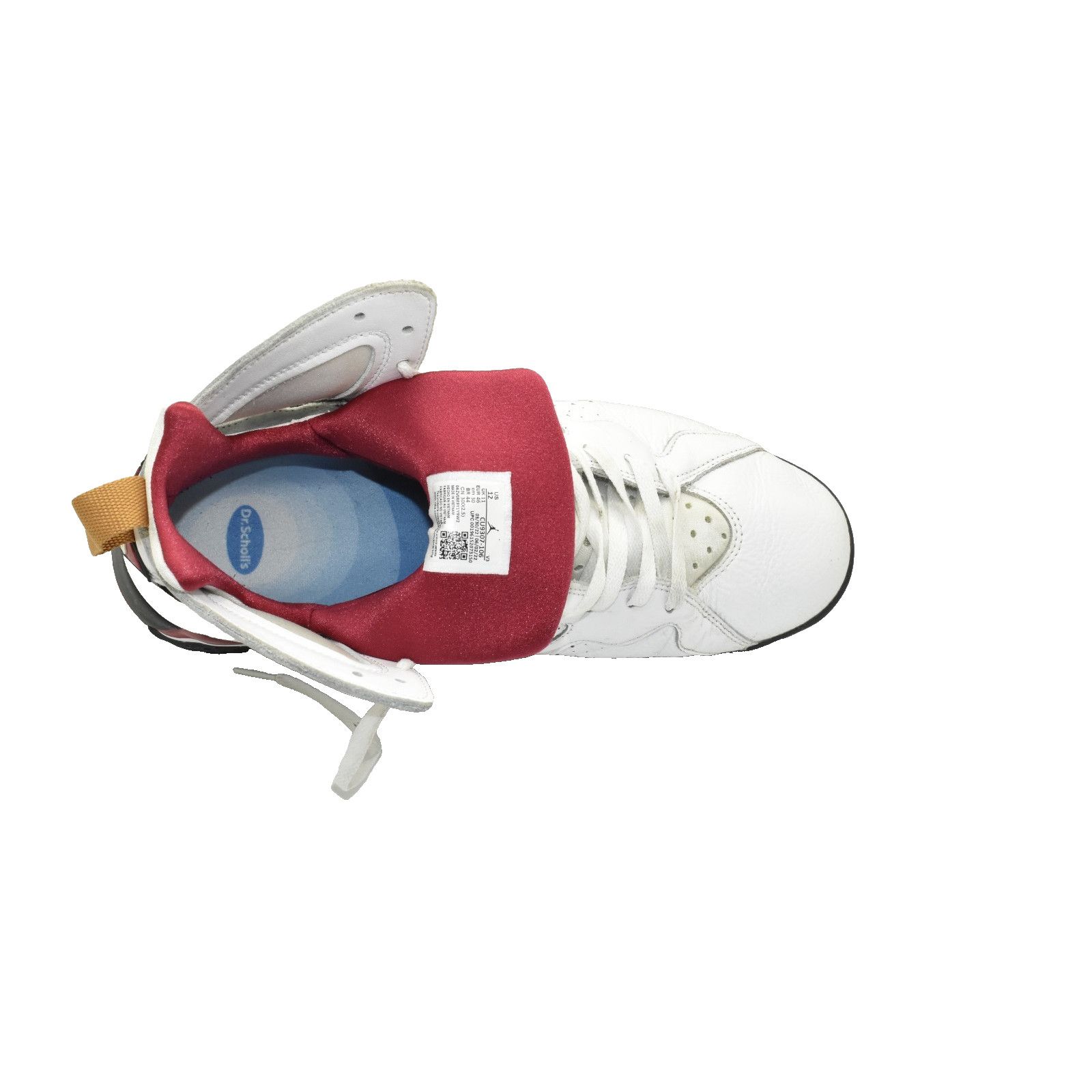 Nike NIKE AIR JORDAN 7 Retro Cardinal CU9307-106 White Shoes 12 Size US 12 / EU 45 - 6 Thumbnail