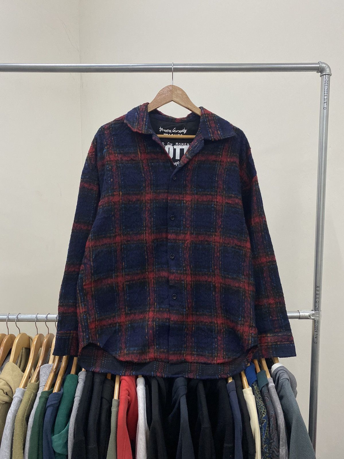 Japanese Brand × Vintage 72606102 GARMENTS MOHAIR SHIRT LS STREETWEAR Size US M / EU 48-50 / 2 - 9 Thumbnail