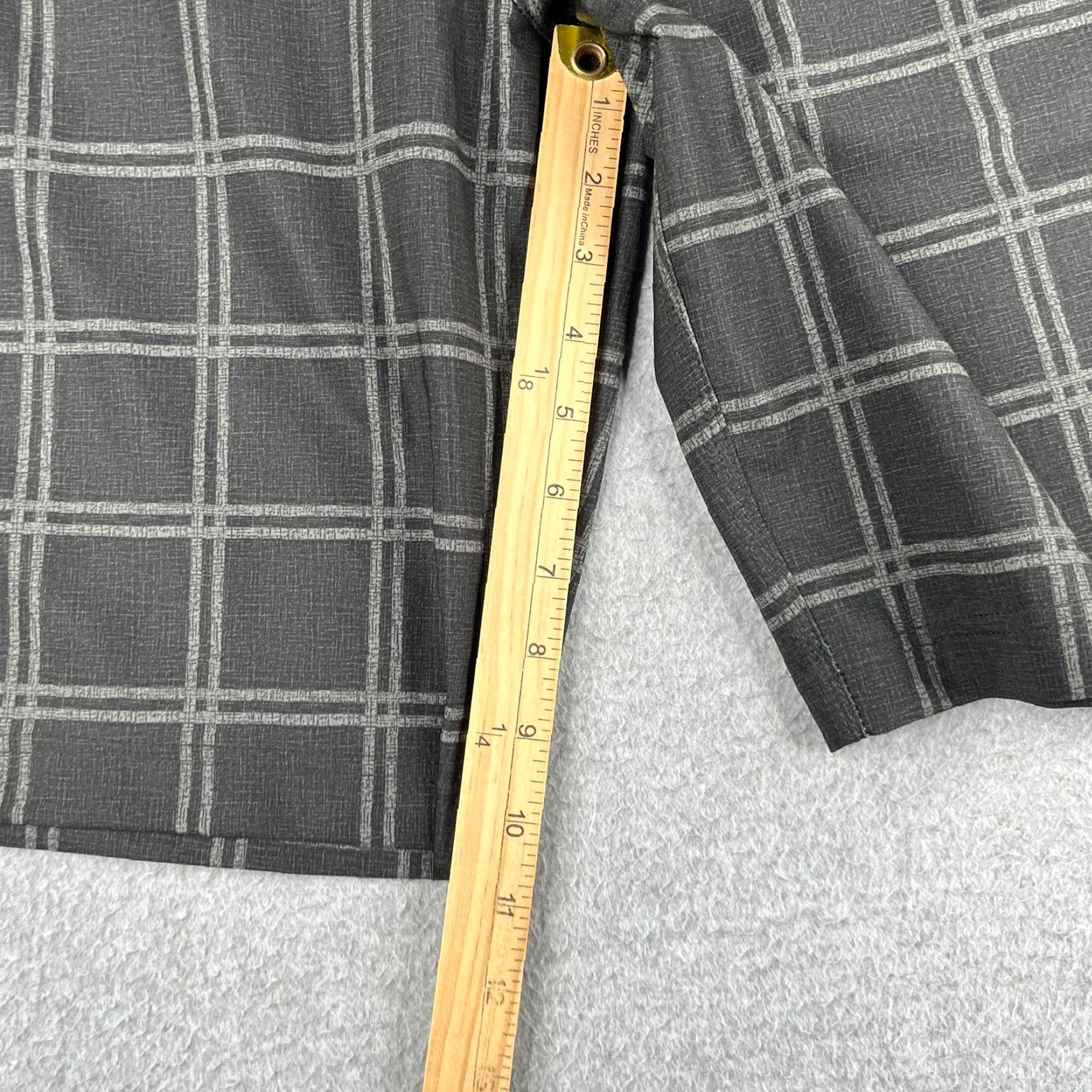 O'Neill VINTAGE? No. O'Neill Hybrid Short Mens 32 Gray Check Casual Stretch Classic Beach Size US 32 / EU 48 - 3 Thumbnail