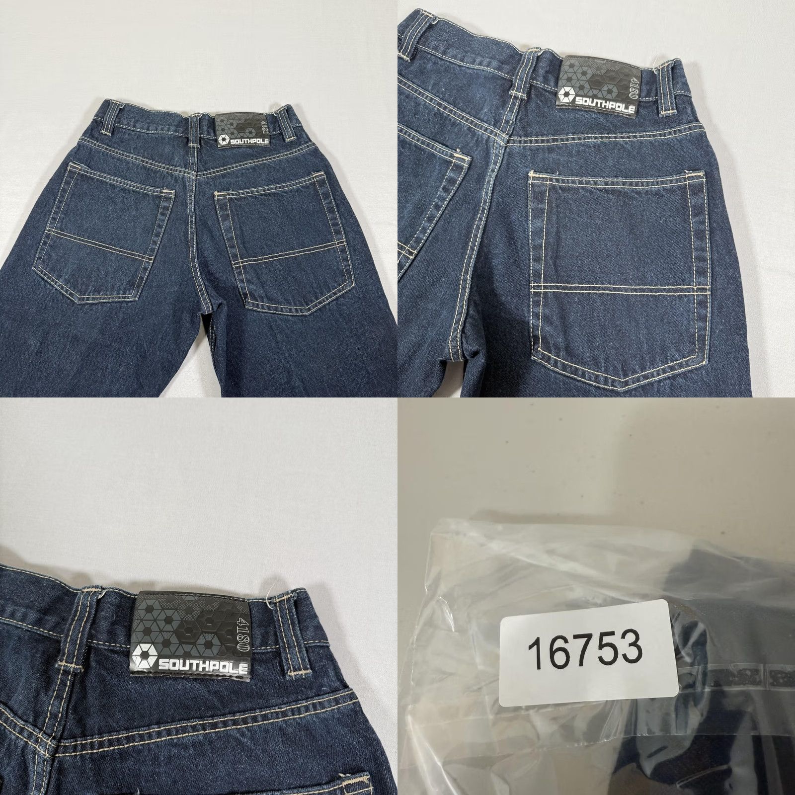 Southpole VINTAGE Southpole Jeans Mens 28x30 Blue Baggy Relaxed Straight Denim Pants Y2K Size US 28 / EU 44 - 9 Thumbnail