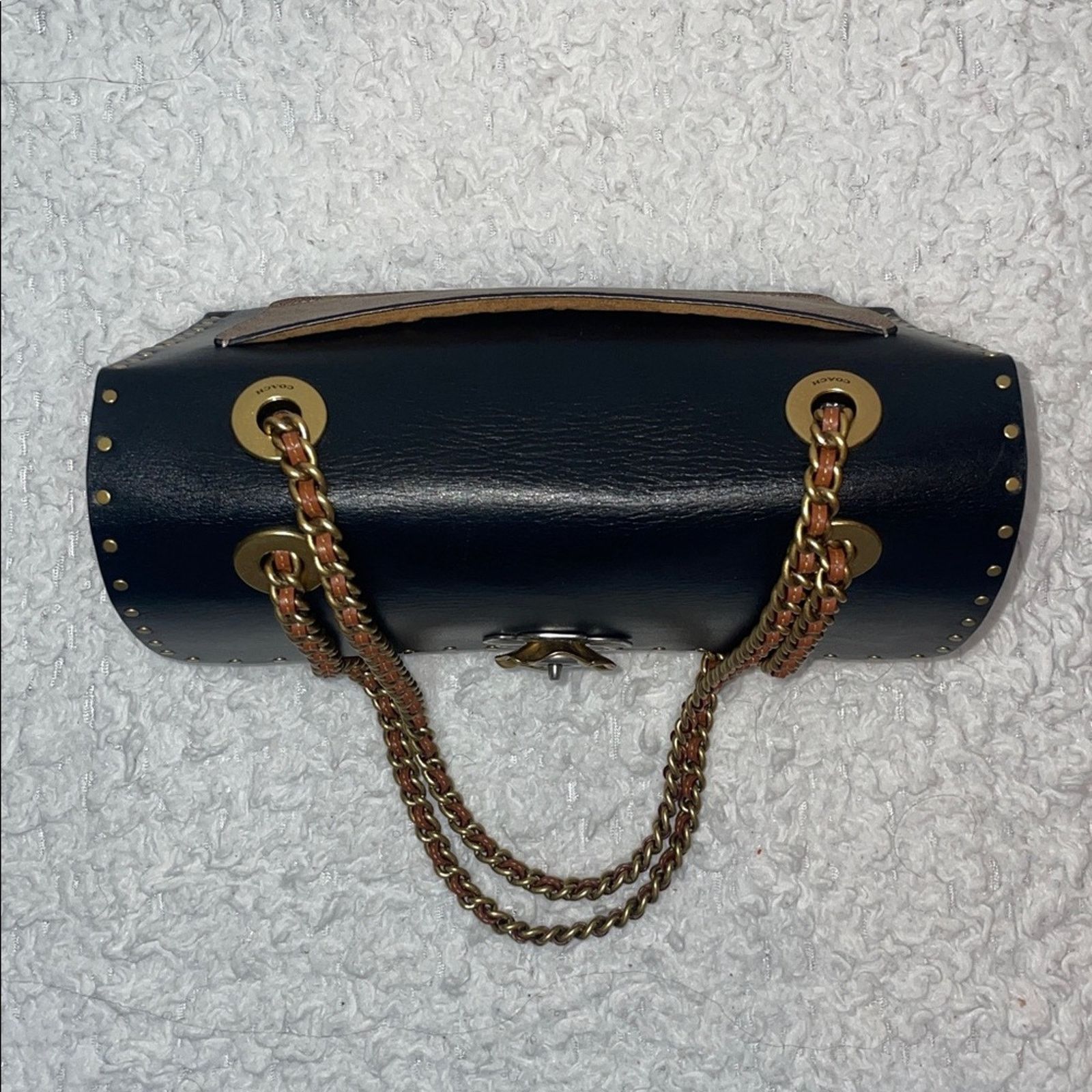 Coach Coach Parker 1941 Snakeskin Rivets Chain Bag Size ONE SIZE - 7 Thumbnail