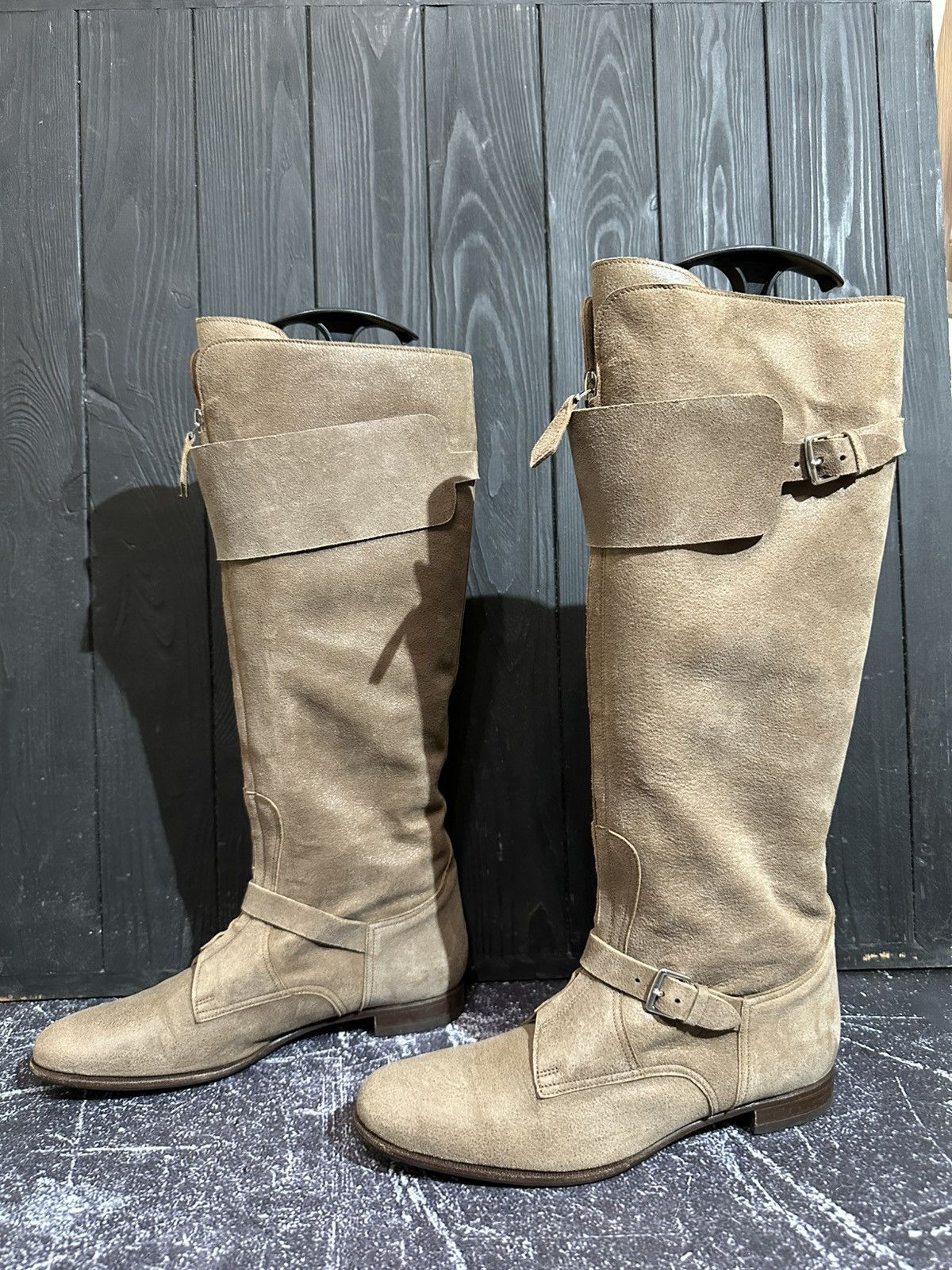 Hermes HERMES Suede zip front Boots Size 37 Size US 7 / IT 37 - 3 Thumbnail