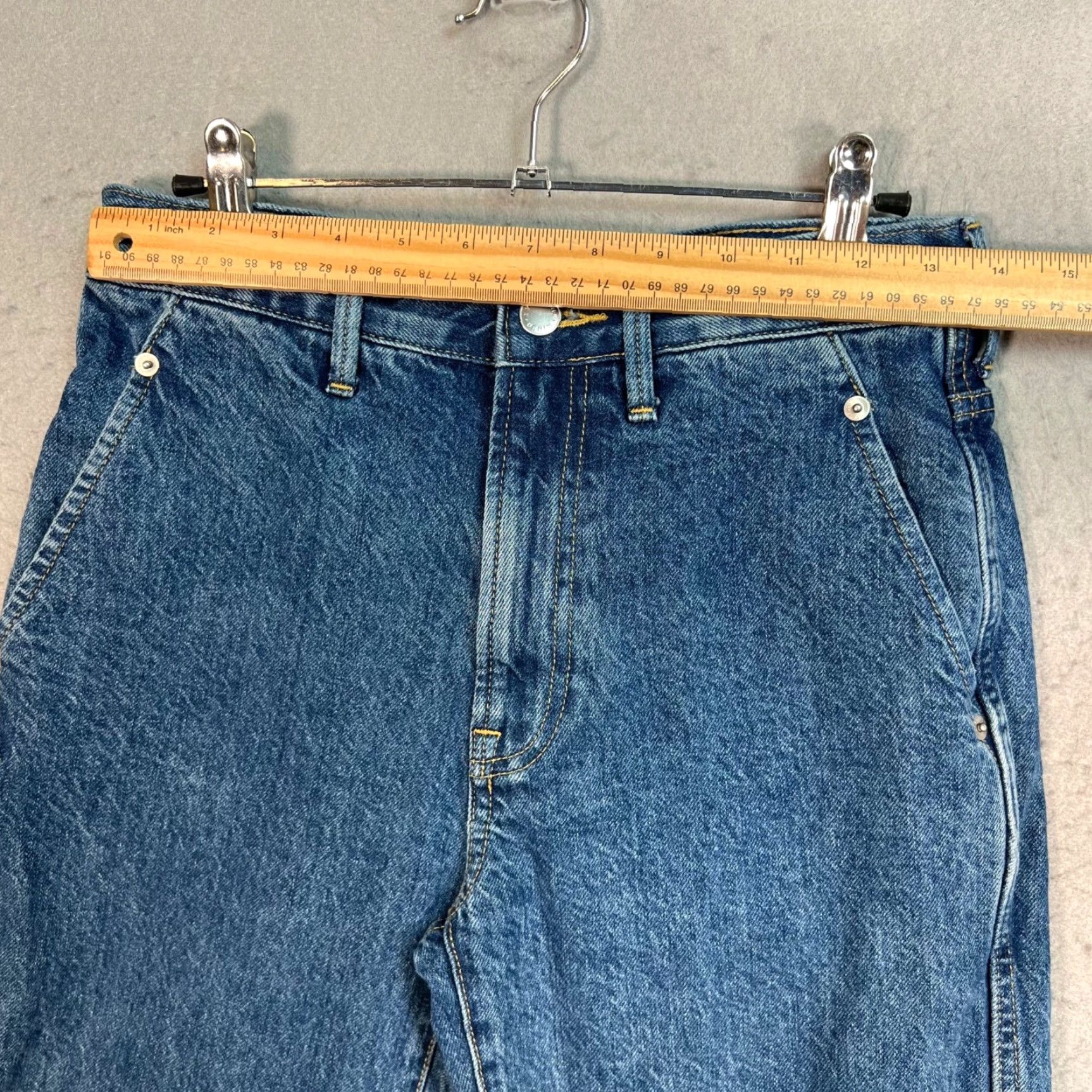 Everlane Everlane The Cinched Utility Jeans High Rise Denim 25 Womens 100% Cotton Jeans Blue Womens Size 26" / US 2 / IT 38 - 5 Thumbnail