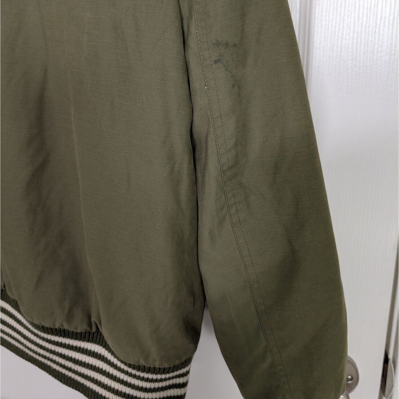 Designer Ecko Unltd 1972 Bomber Jacket Mens Size 2XL Green Spellout Size US XXL / EU 58 / 5 - 12 Thumbnail