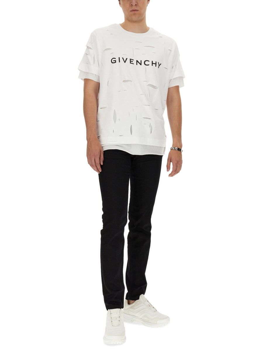 Givenchy o1srvl11e1224 T- Shirt in White Size US S / EU 44-46 / 1 - 2 Thumbnail