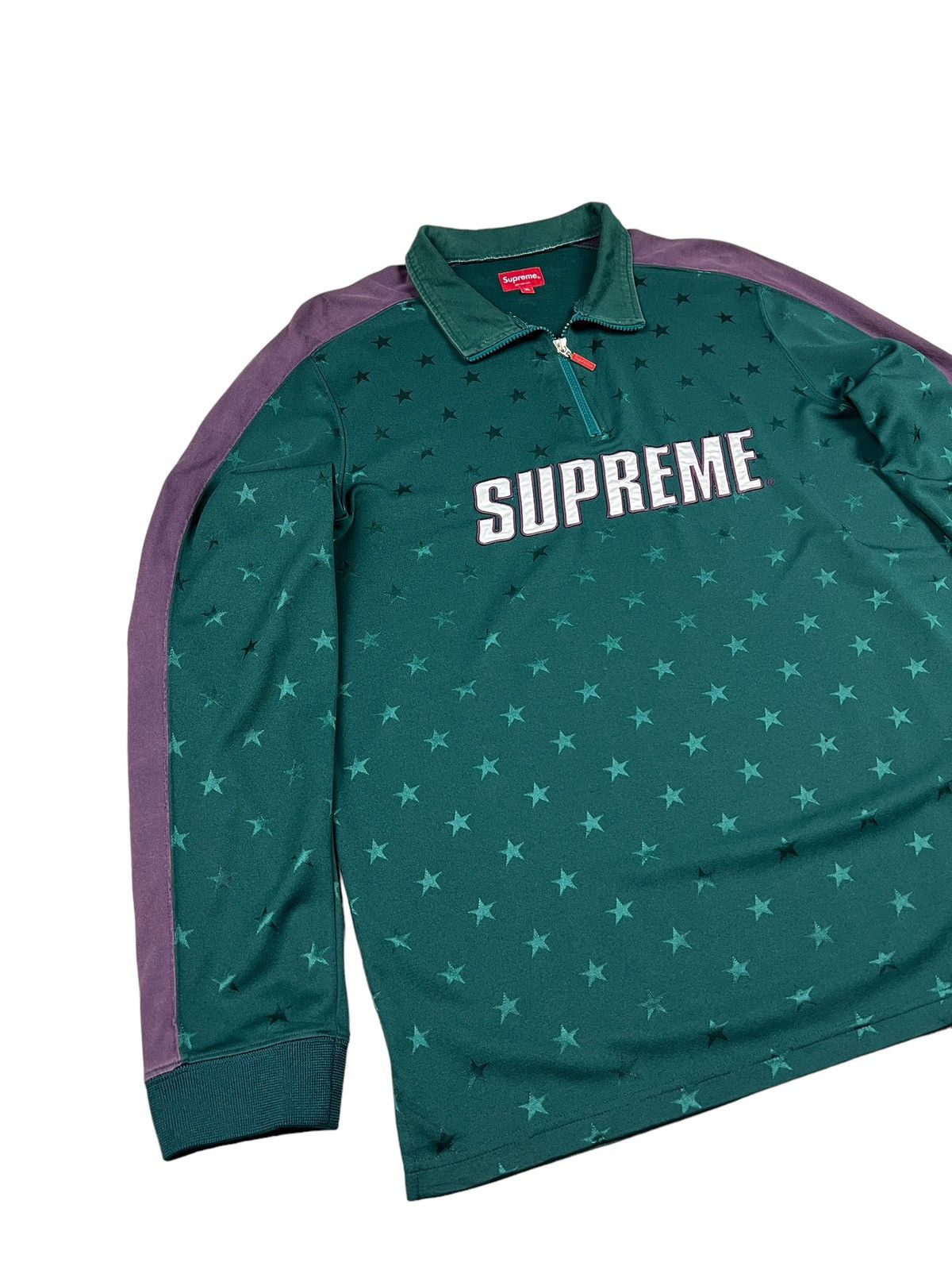 Supreme Supreme FW18 Track Half Zip Pullover Size US XL / EU 56 / 4 - 6 Thumbnail