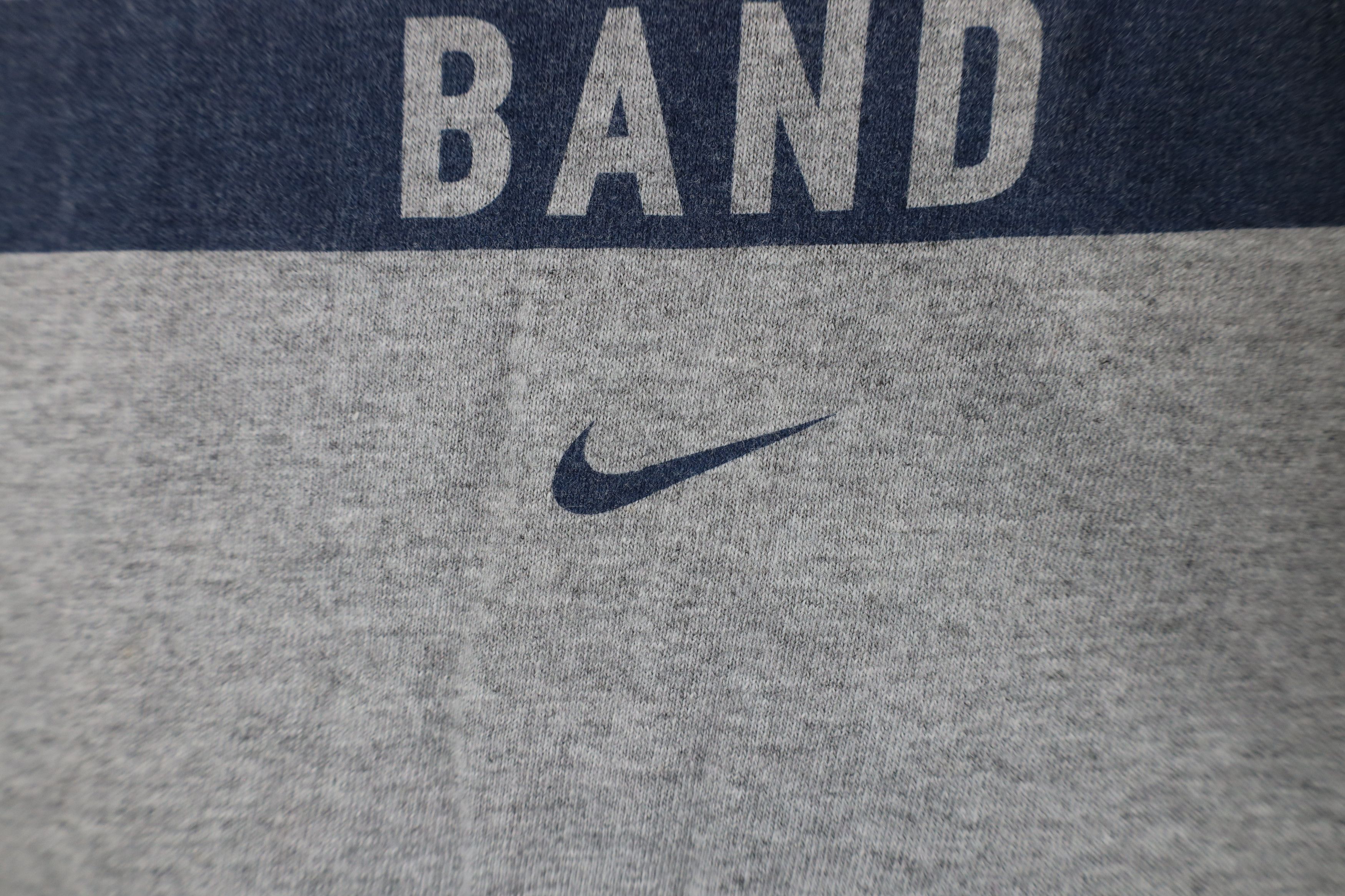 Nike × Vintage Vintage Nike Mini Swoosh University of Michigan Band T-Shirt Size US L / EU 52-54 / 3 - 5 Thumbnail