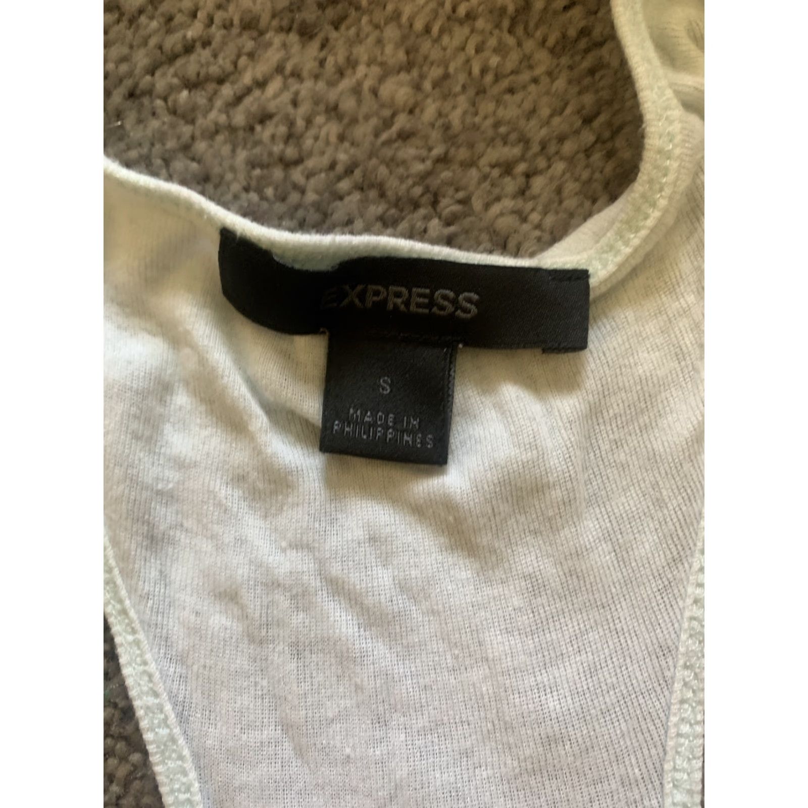 Express Express Tank Women's S Teal Blue Green Small Tank Top S Size S / US 4 / IT 40 - 2 Thumbnail