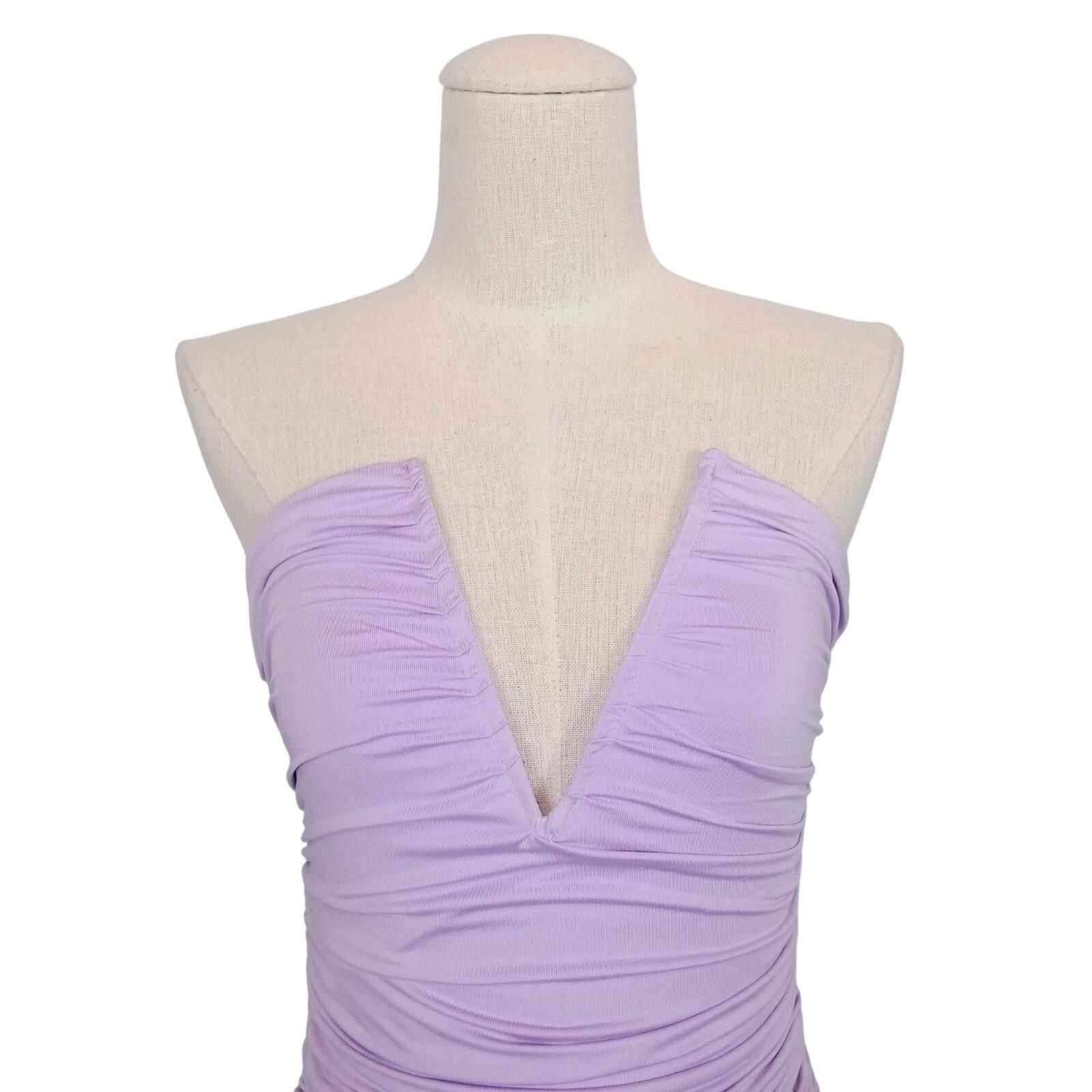 superdown NWT Superdown Vivienne Ruched Mini Dress Lavender Medium Size M / US 6-8 / IT 42-44 - 2 Thumbnail
