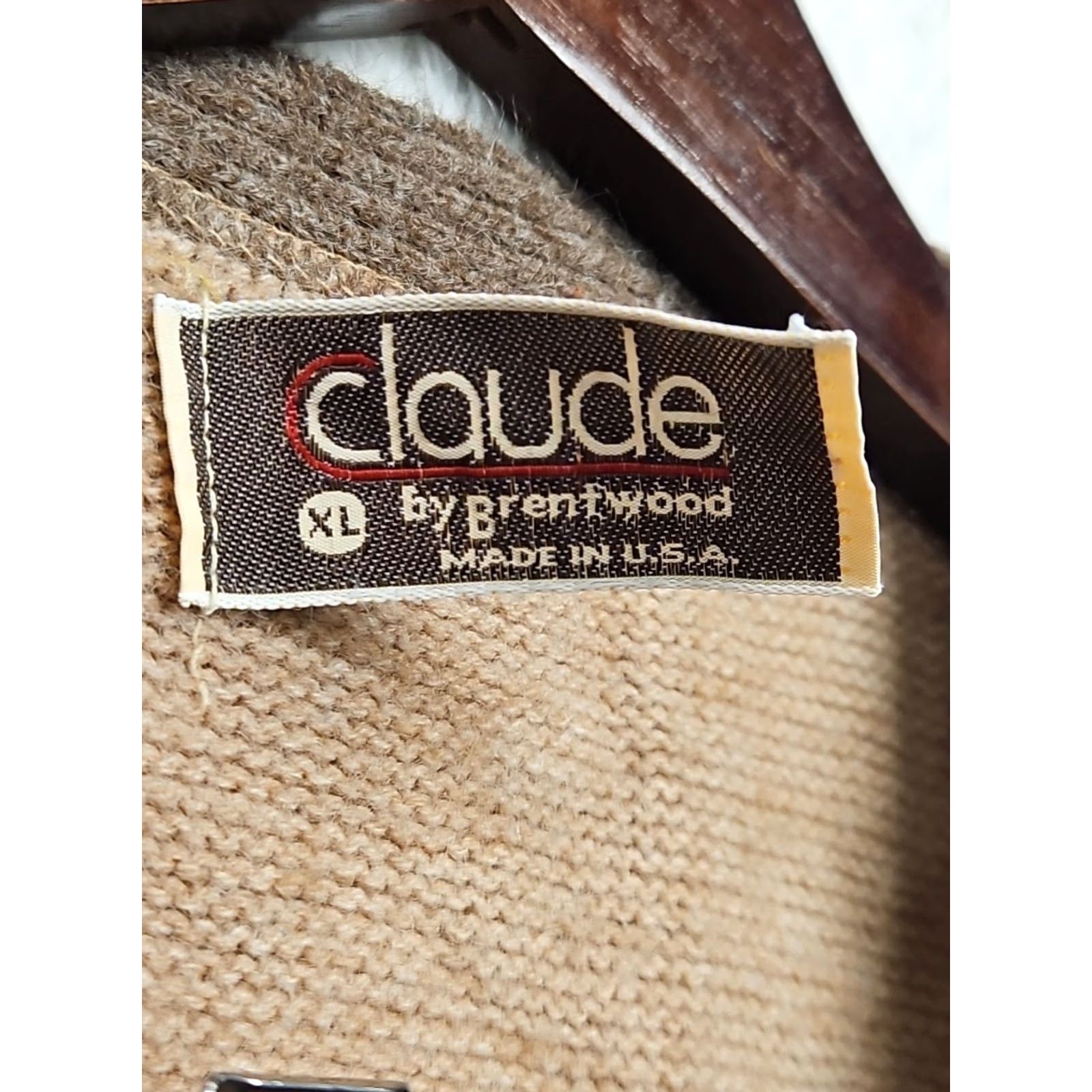 Vintage VINTAGE Claude Brentwood Cardigan XL Made USA Brown Stripe 70s Grandpa Core Mens XL Brown Stripe Cardigan Retro 1970s Size US XL / EU 56 / 4 - 4 Thumbnail